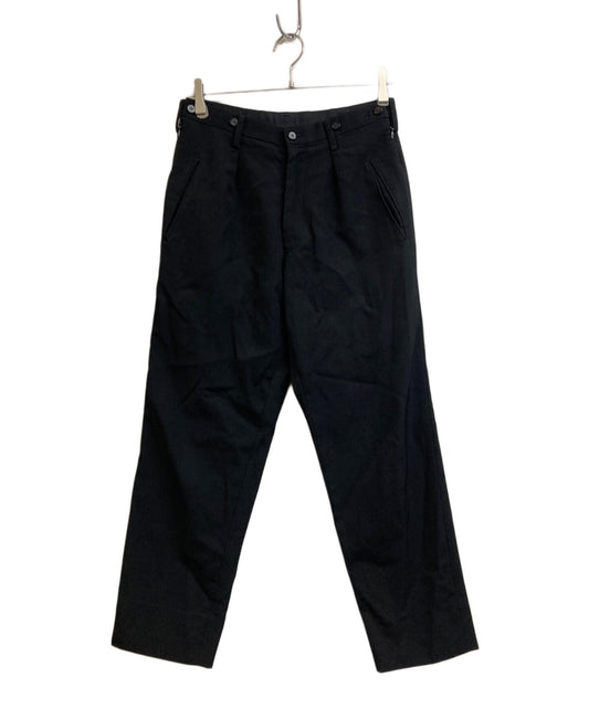 [Pre-owned] Yohji Yamamoto pour homme Wool gabardine side-zip tapered pants HJ-P02-100