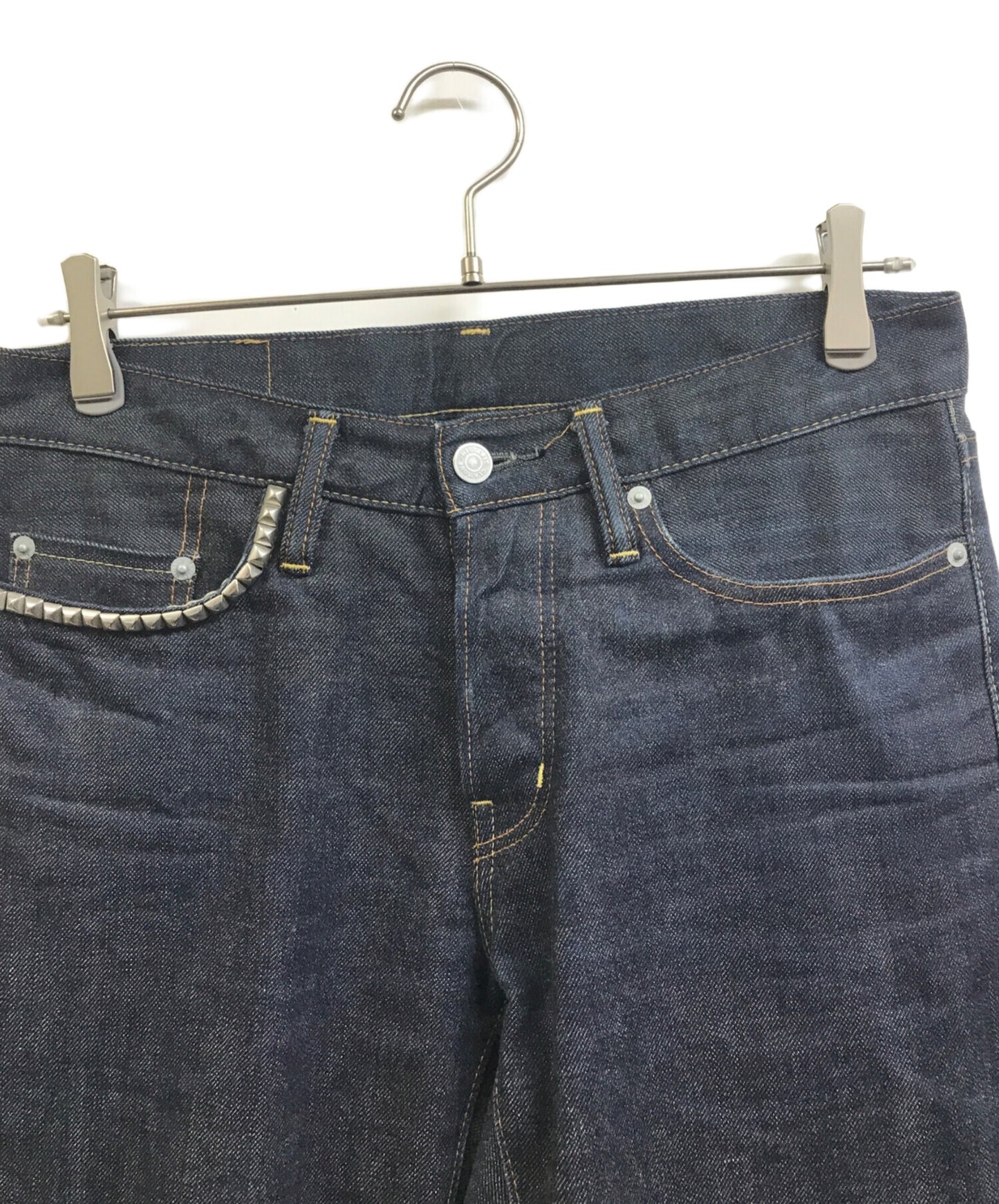 [Pre-owned] Hysteric Glamour Studded denim pants 0233AP12