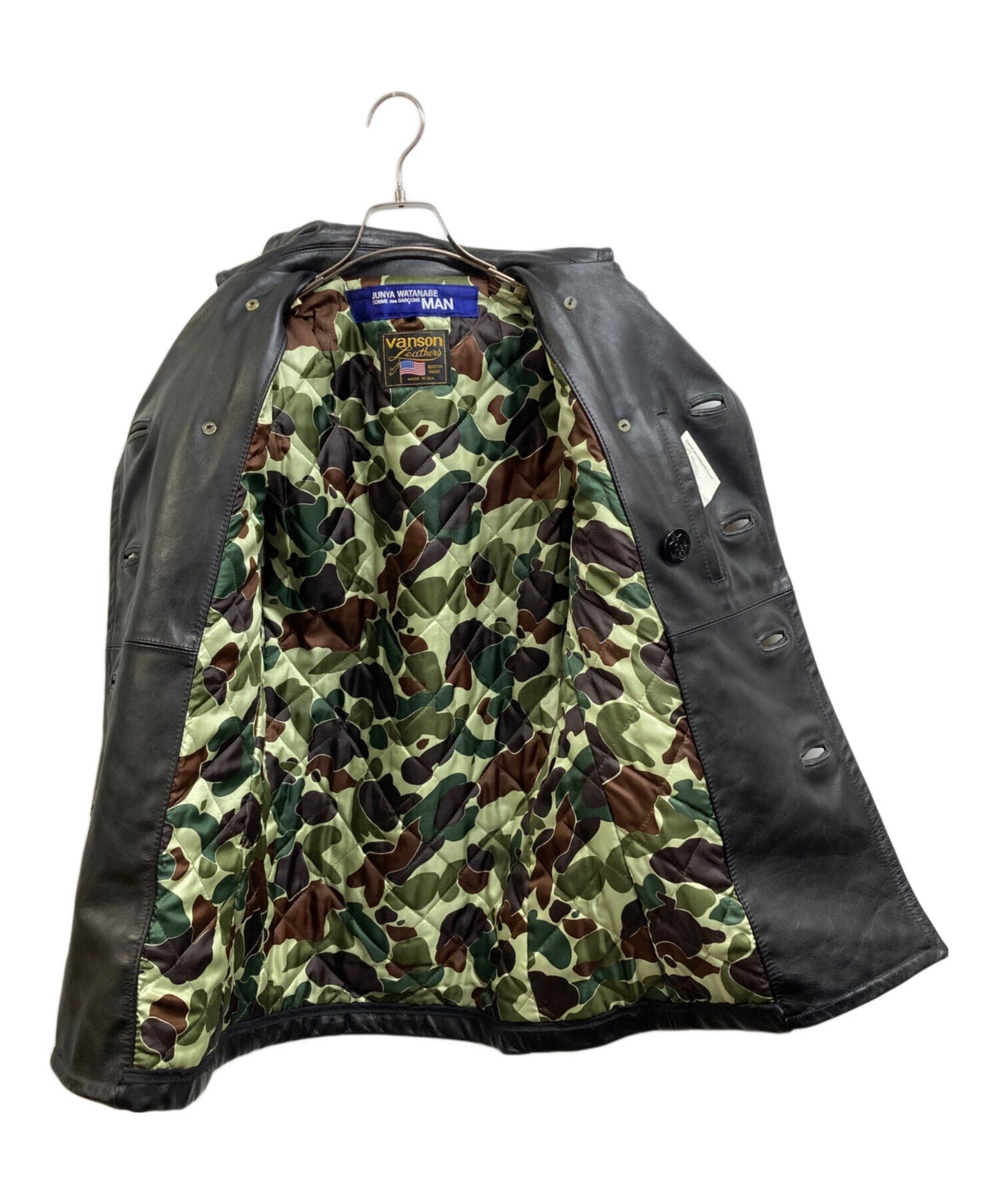 [Pre-owned] COMME des GARCONS JUNYA WATANABE MAN Leather P Coat WF-C402