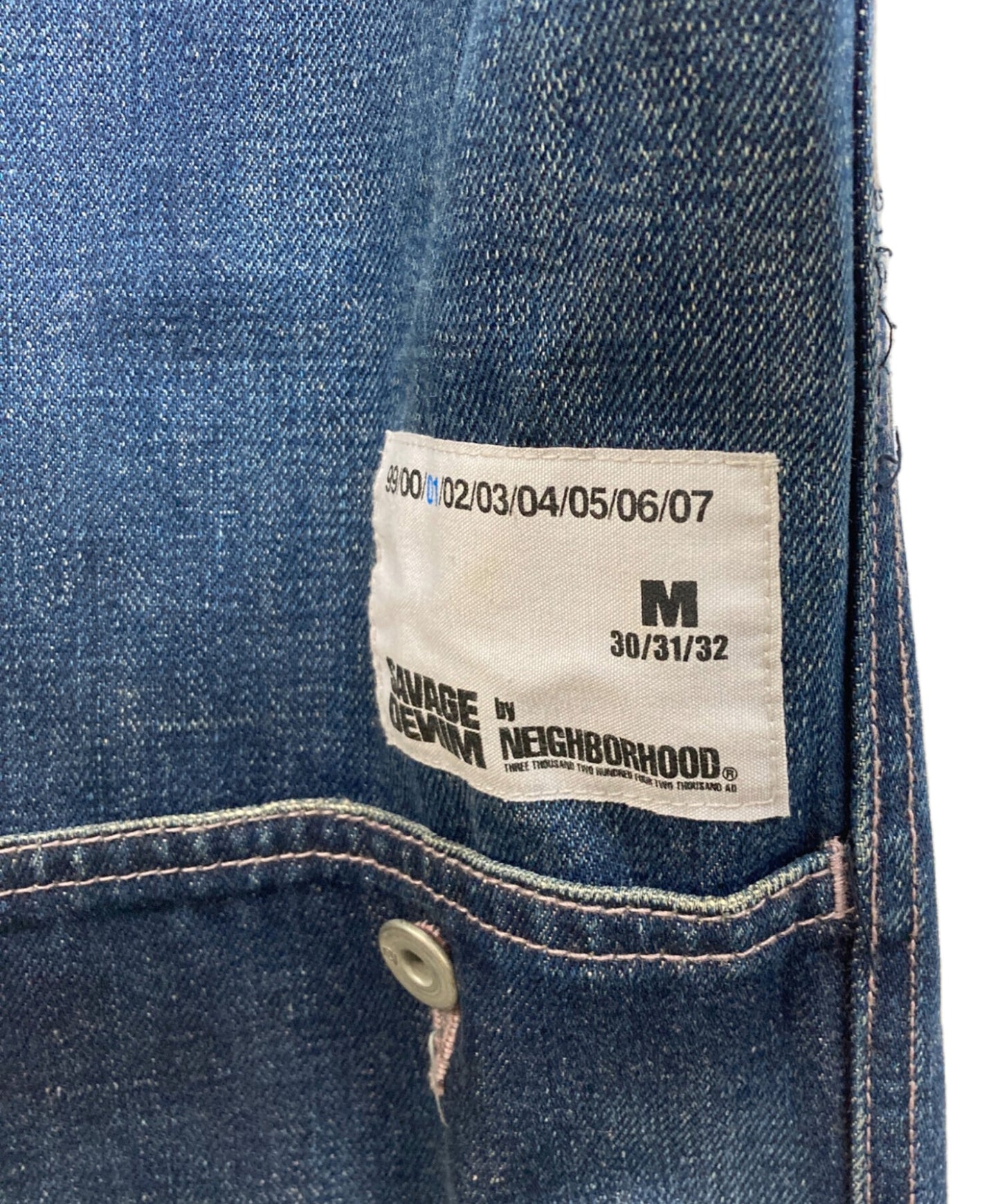 [Pre-owned] NEIGHBORHOOD Repaired Denim Coveralls