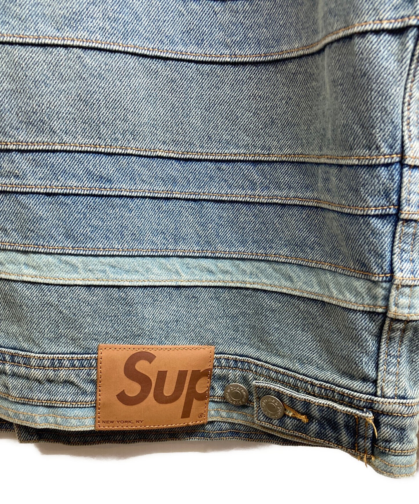 [Pre-owned] SUPREME Layered Denim Trucker Jacket
