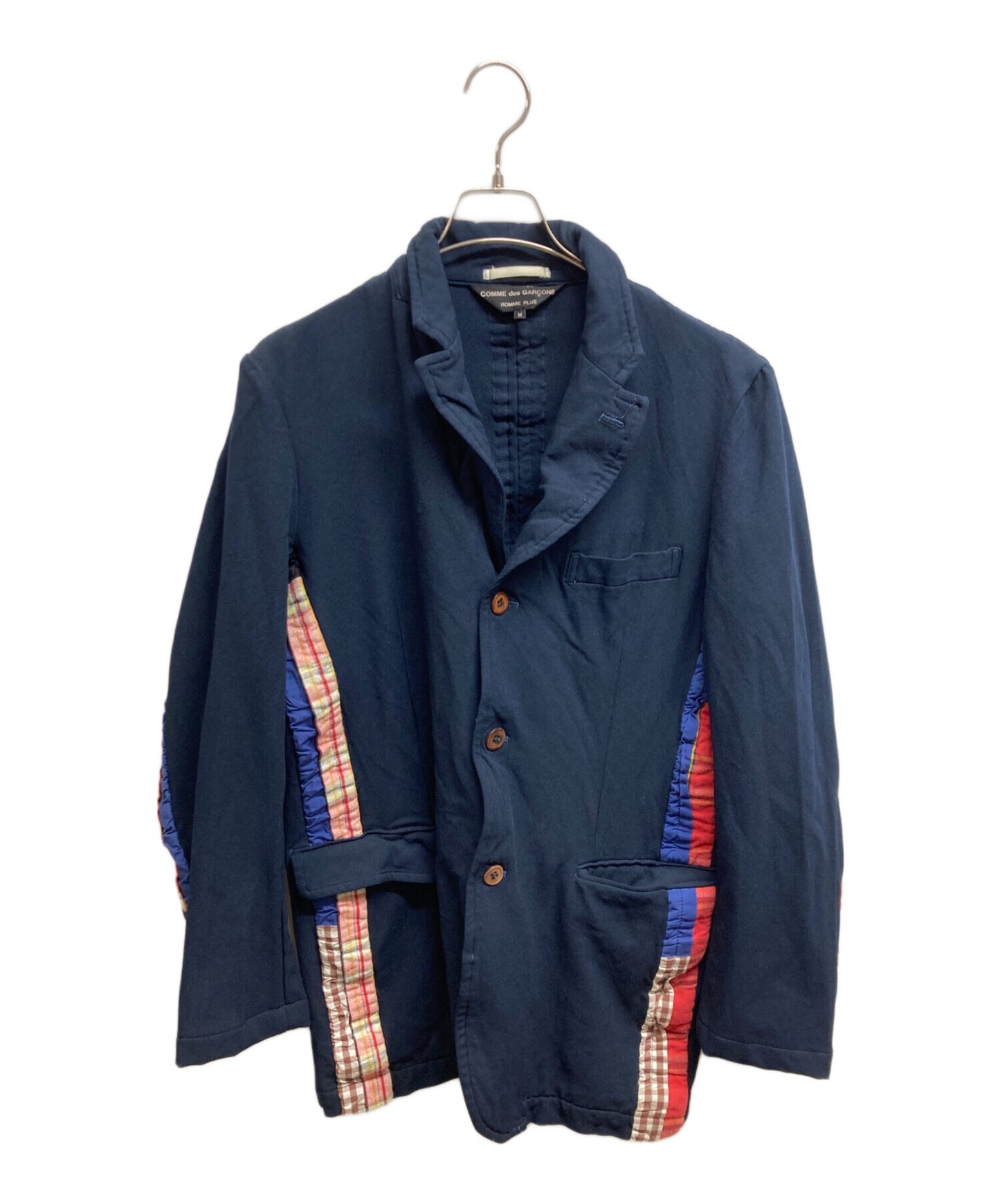 [Pre-owned] COMME des GARCONS HOMME PLUS Stretch Poly Tartan Check Switched Jacket AD2009