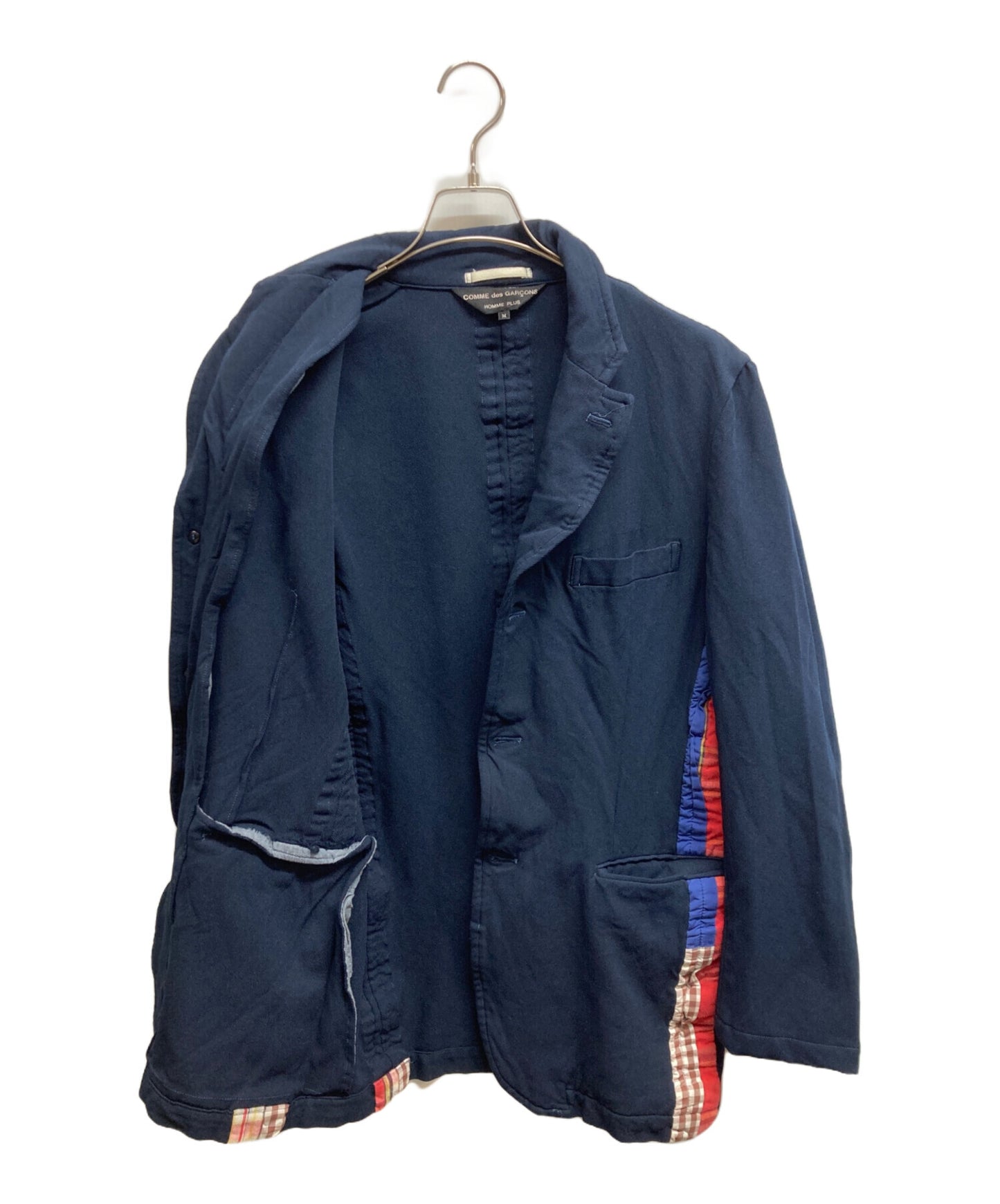 [Pre-owned] COMME des GARCONS HOMME PLUS Stretch Poly Tartan Check Switched Jacket AD2009