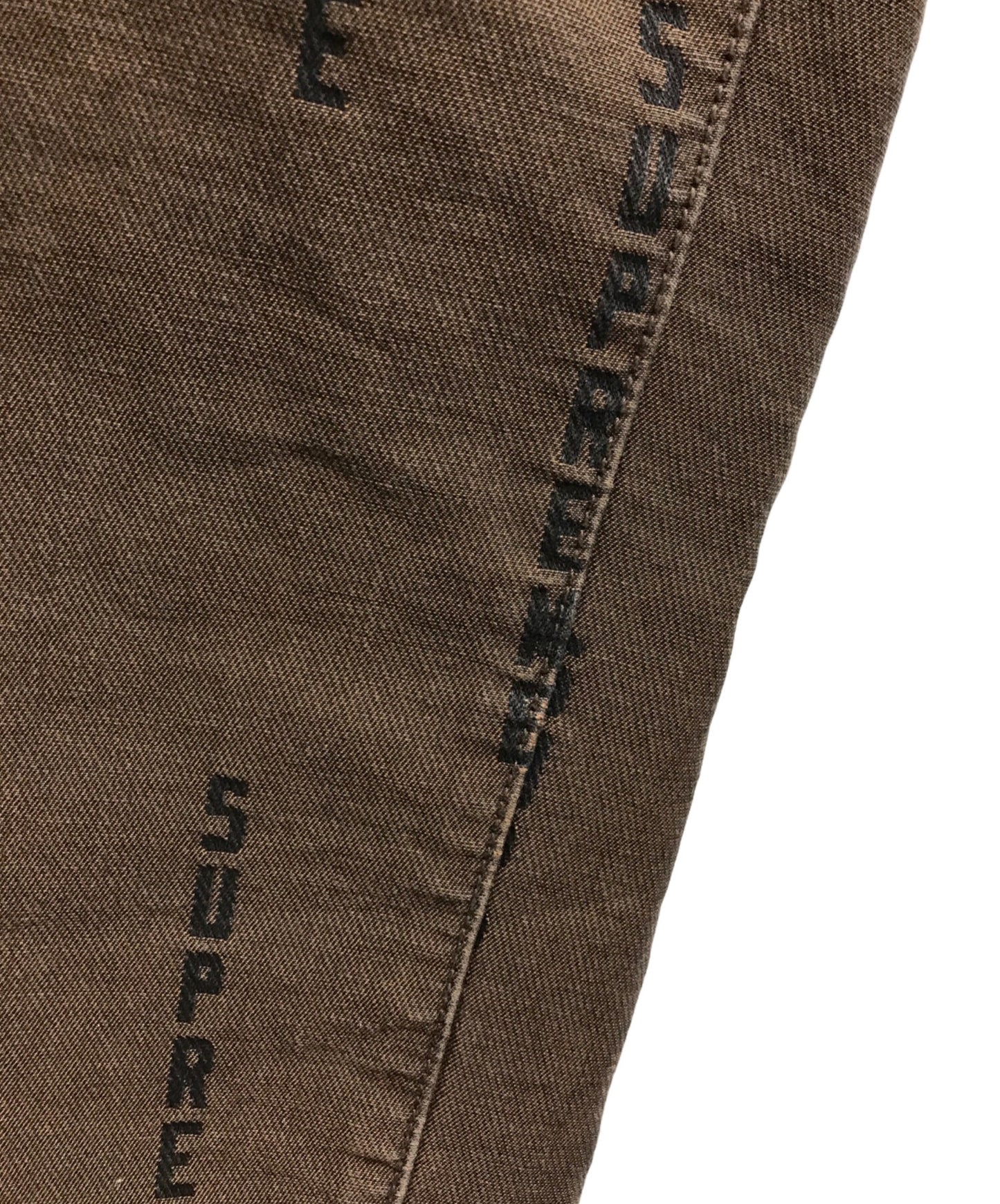 [Pre-owned] SUPREME stripe jacquard regular jean
