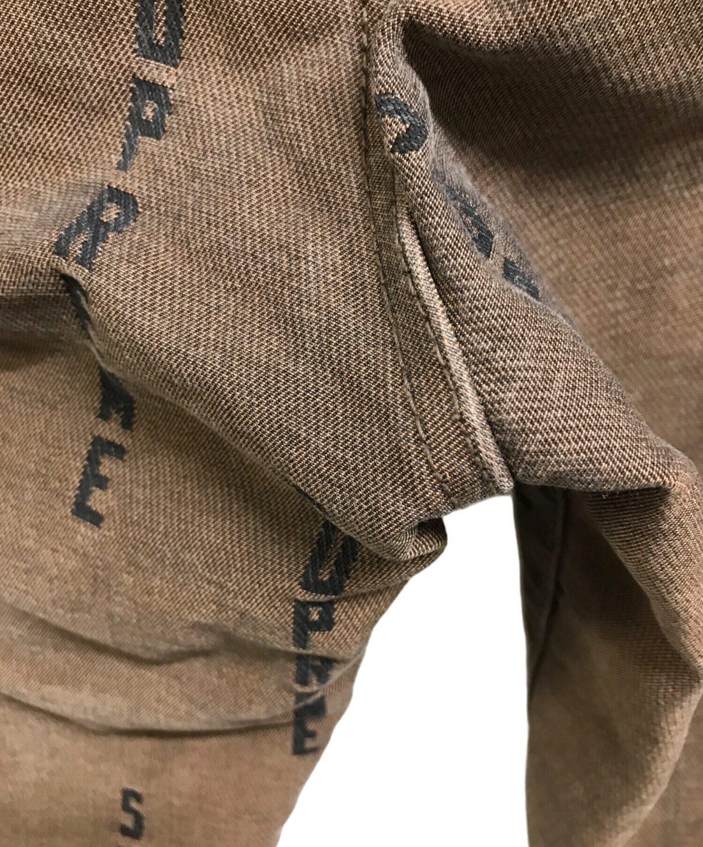 [Pre-owned] SUPREME stripe jacquard regular jean