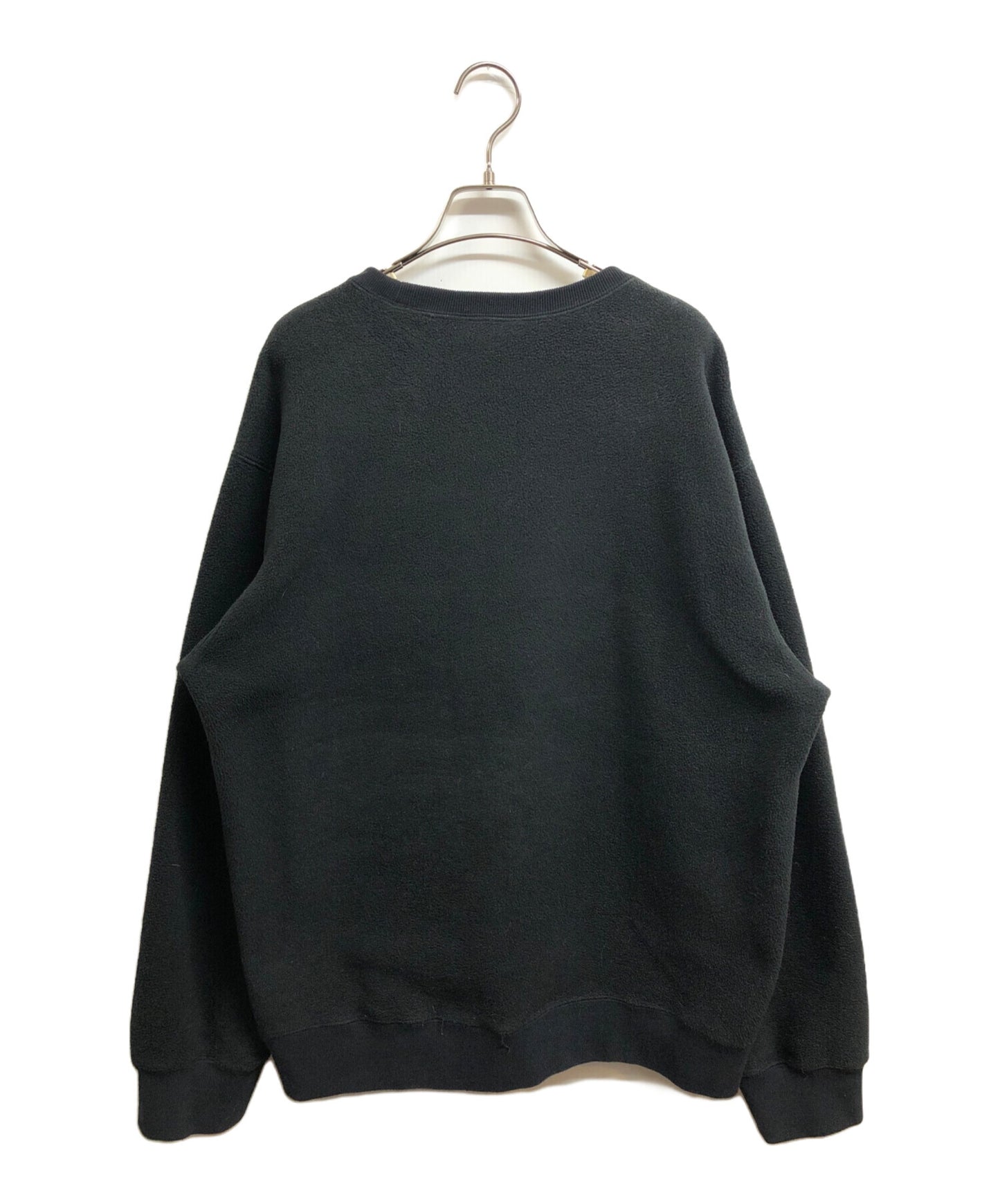 [Pre-owned] SUPREME 19FW Polartec Crewneck black