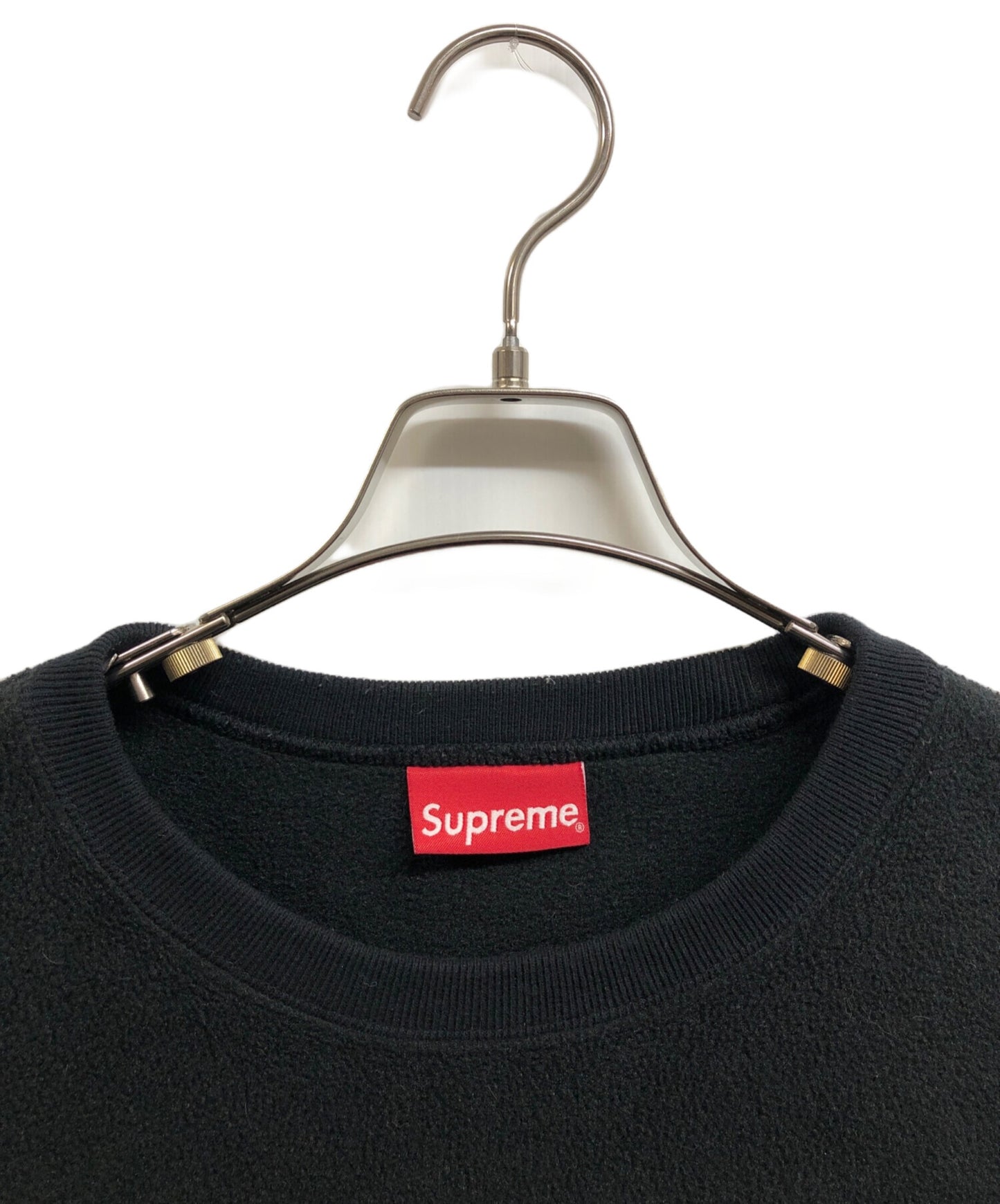 [Pre-owned] SUPREME 19FW Polartec Crewneck black