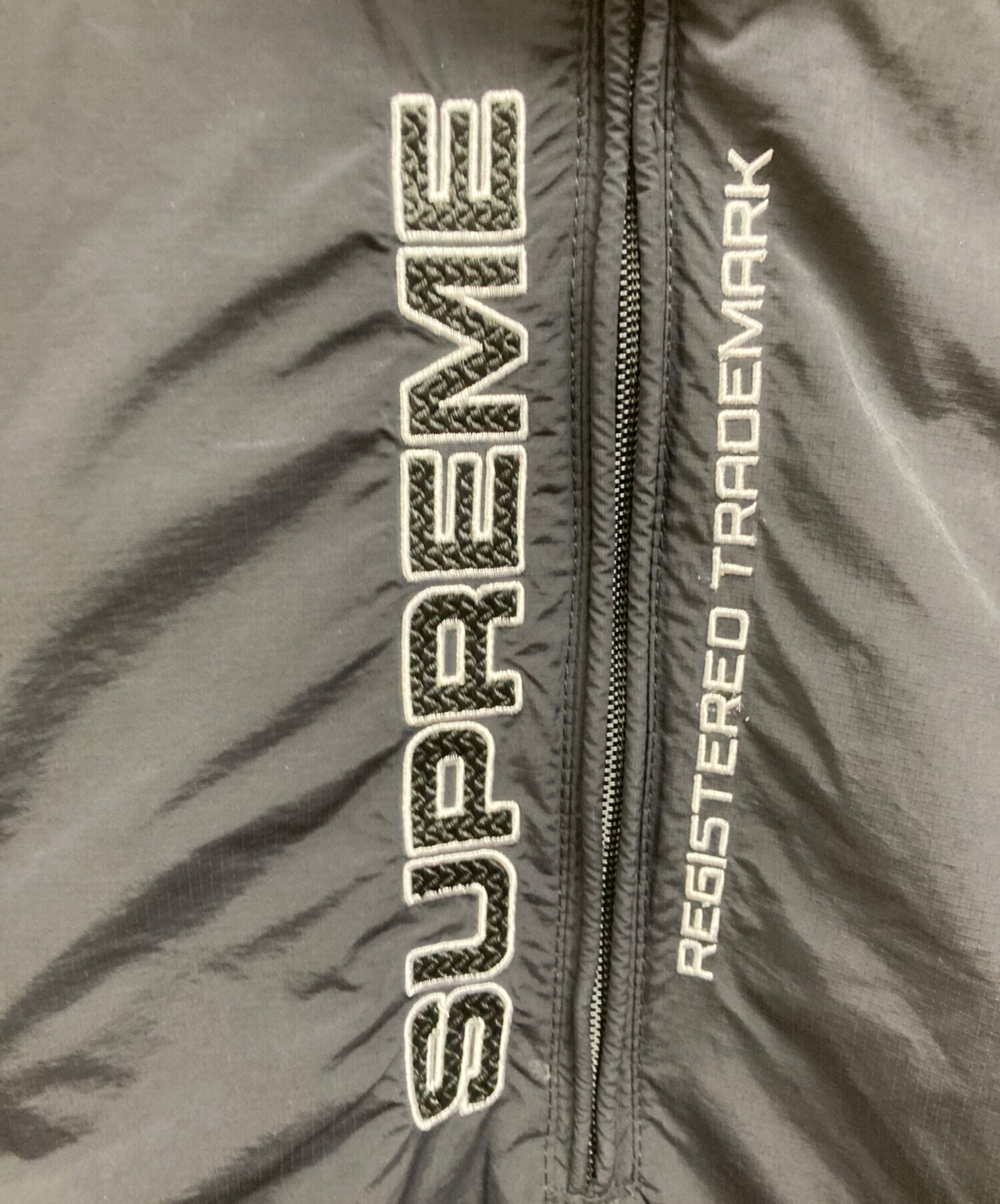 [Pre-owned] SUPREME Paneled Half Zip Pullover