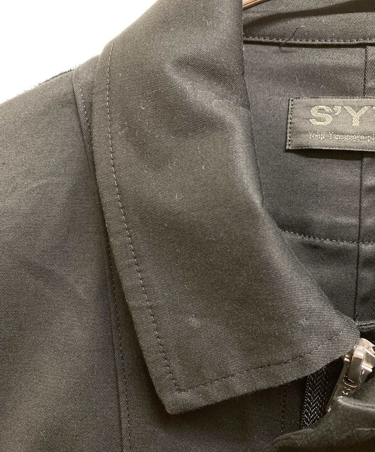 [Pre-owned] s'yte 60/2COTTON GABARDINE STRETCH INSIDE OUT UNTIED SEAM DESIGN WORK DRESS UQ-D07-028