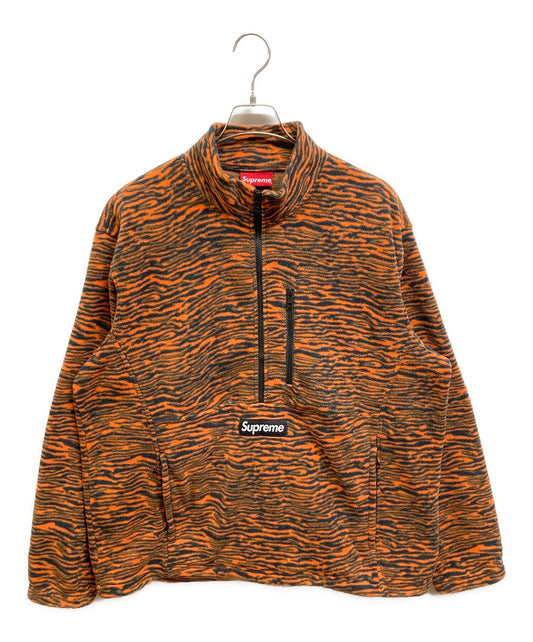 [Pre-owned] SUPREME polartec half zip pullover tiger