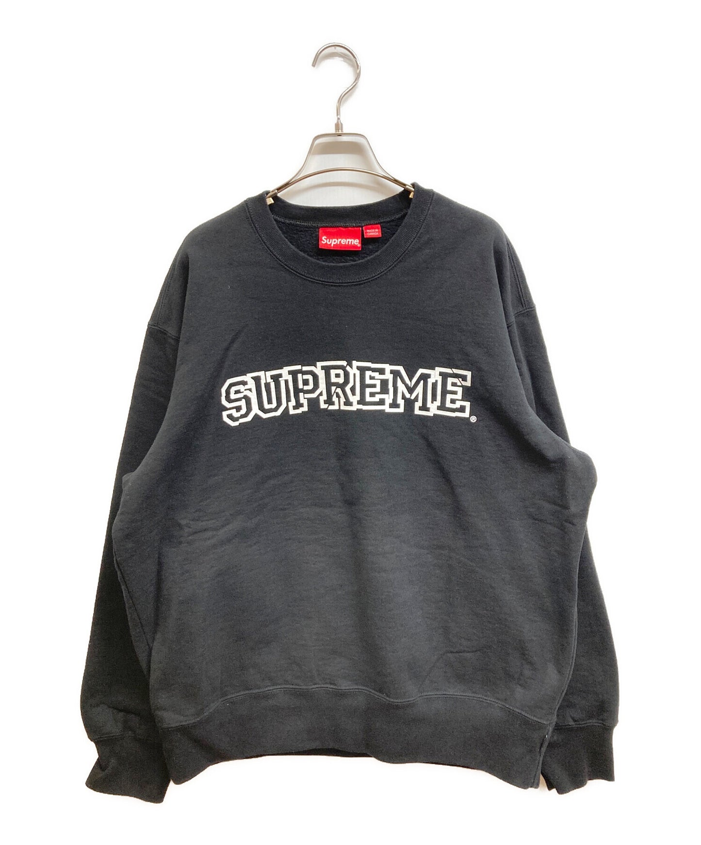 [Pre-owned] SUPREME 21FW Shattered Logo Crewneck