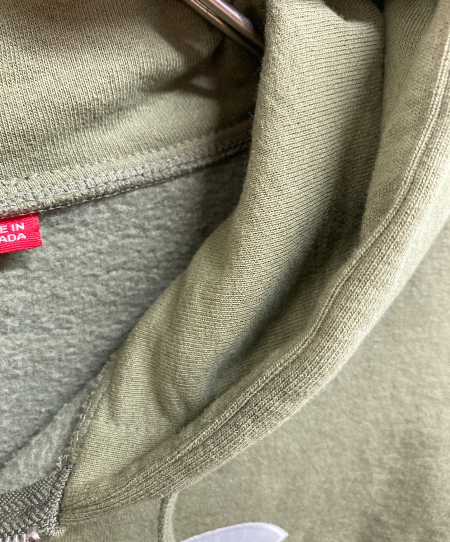 [Pre-owned] SUPREME S logo Zip Up Hooded Sweatshirt