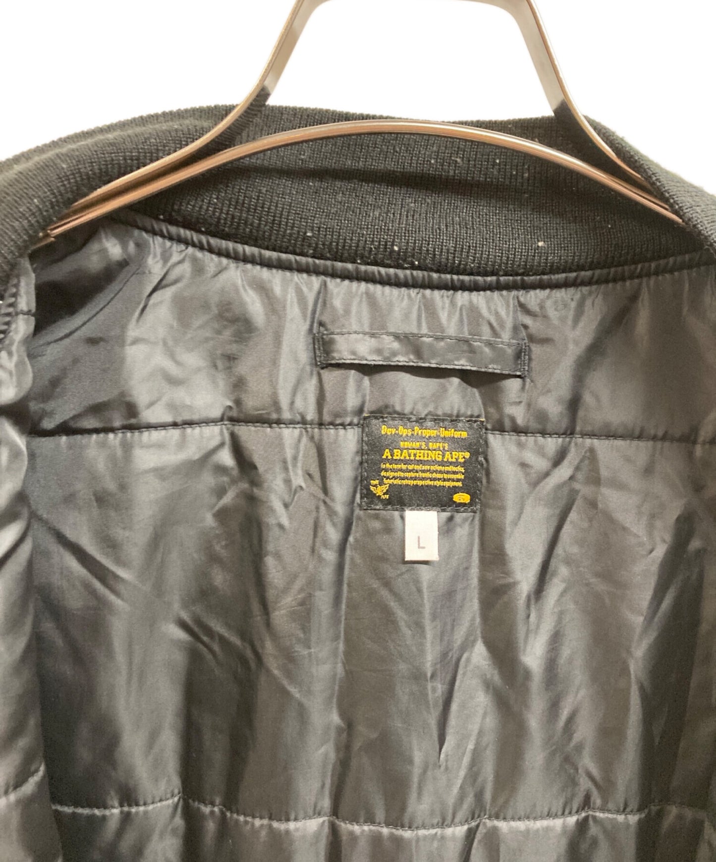 [Pre-owned] A BATHING APE Long MA-1 Jacket