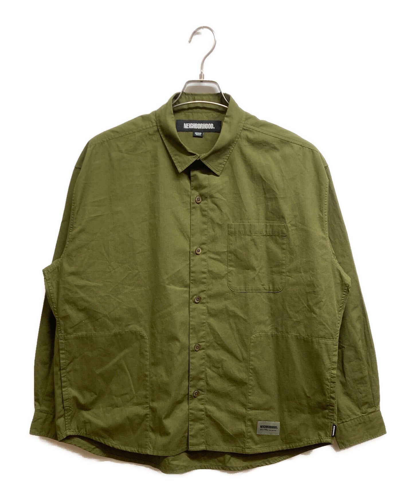[Pre-owned] NEIGHBORHOOD PLAIN SHIRT LS 242SPNH-SHM02