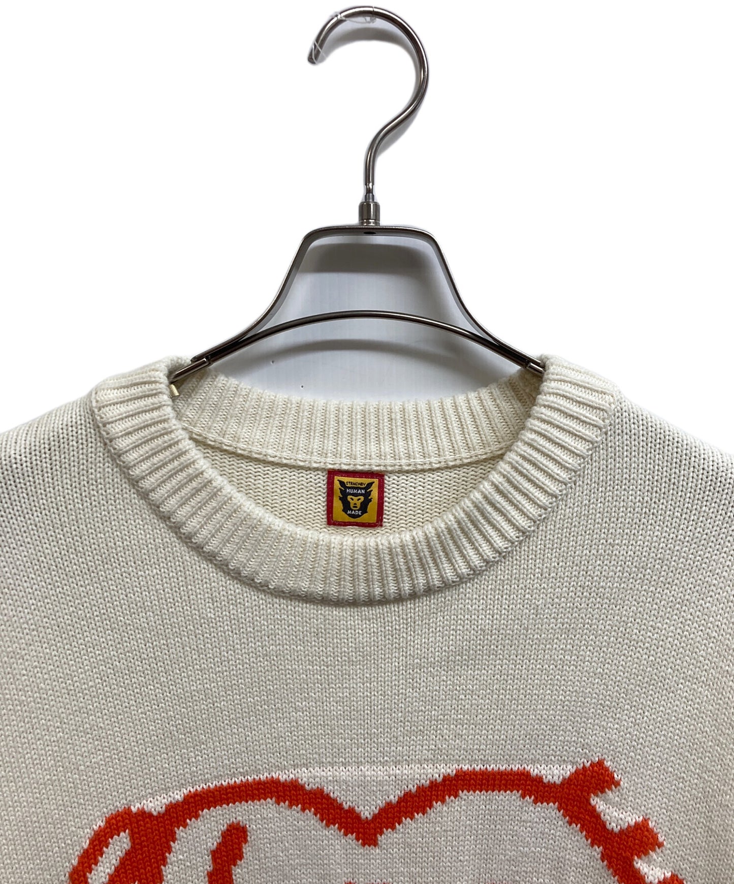 [Pre-owned] HUMAN MADE Heart Logo Knit Sweater