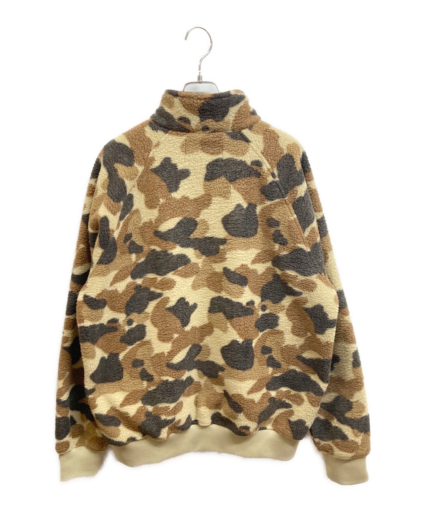 [Pre-owned] stussy Camo Fleece Jacket 118351