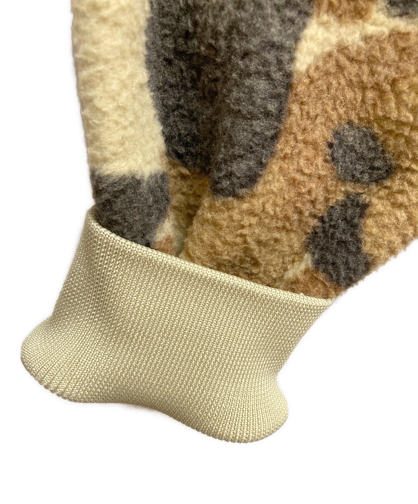 [Pre-owned] stussy Camo Fleece Jacket 118351