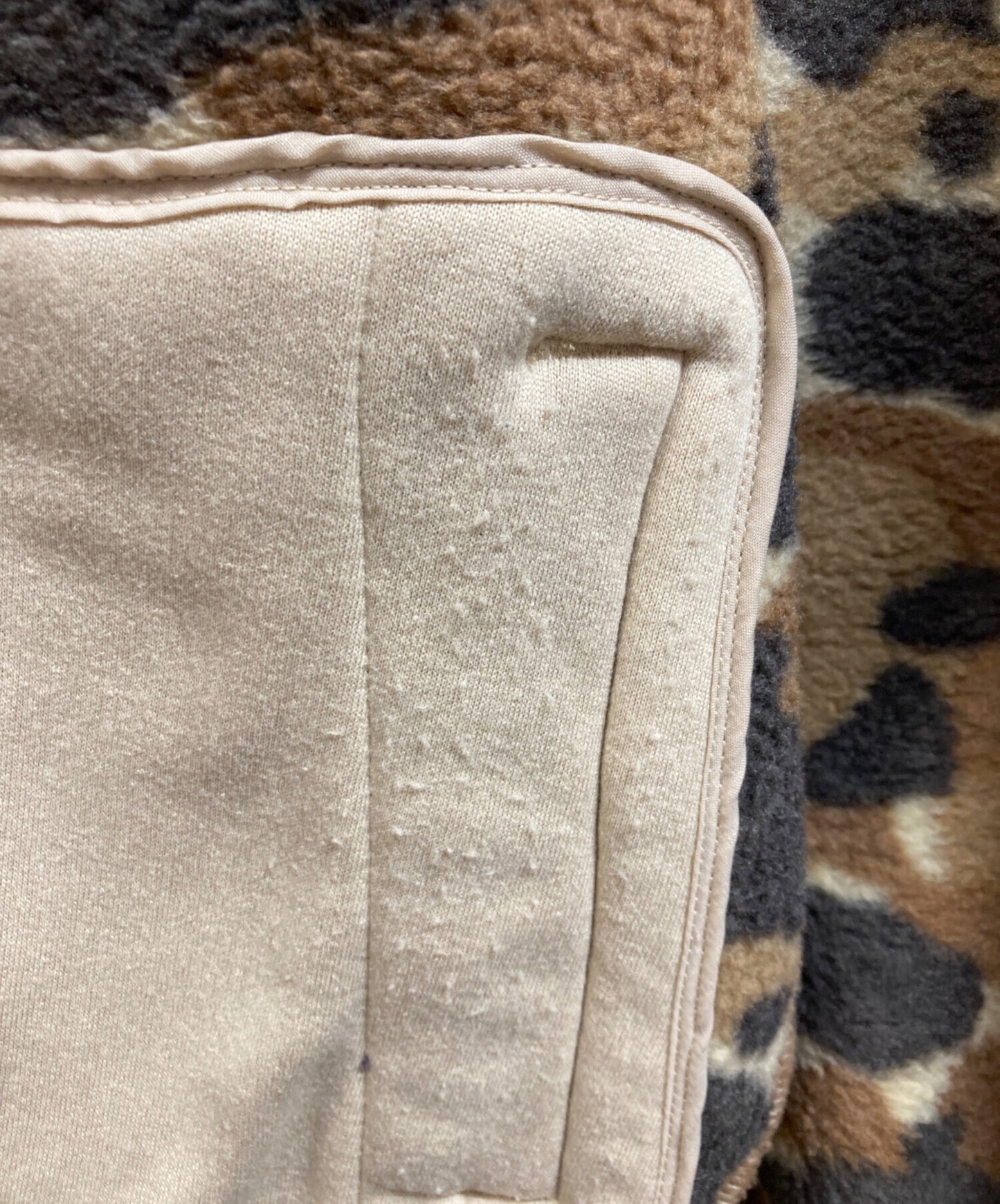 [Pre-owned] stussy Camo Fleece Jacket 118351