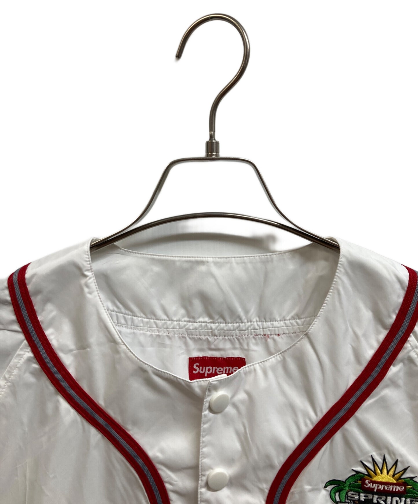 [Pre-owned] SUPREME Snap-Off Sleeve L/S Baseball Top