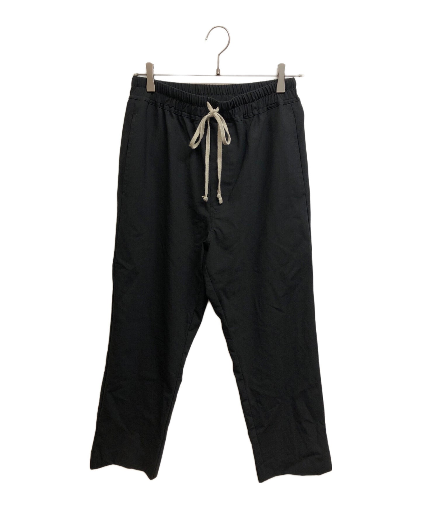 [Pre-owned] RICK OWENS DRAWSTRING SLIM LONG wide pants RU02A5390-ZL