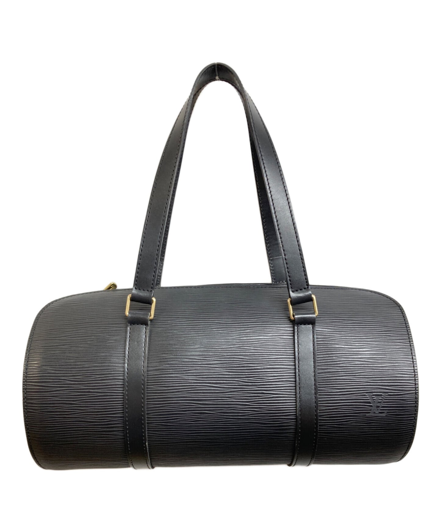 [Pre-owned] LOUIS VUITTON Soufflot handbag leather noir M52222