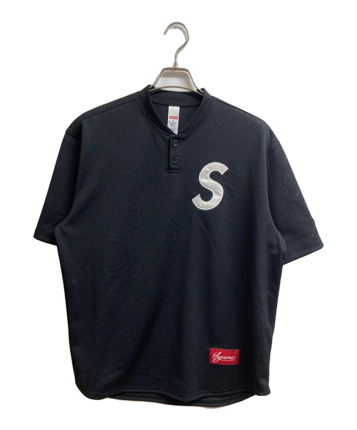 [Pre-owned] SUPREME 25SS Logo Baseball Henley