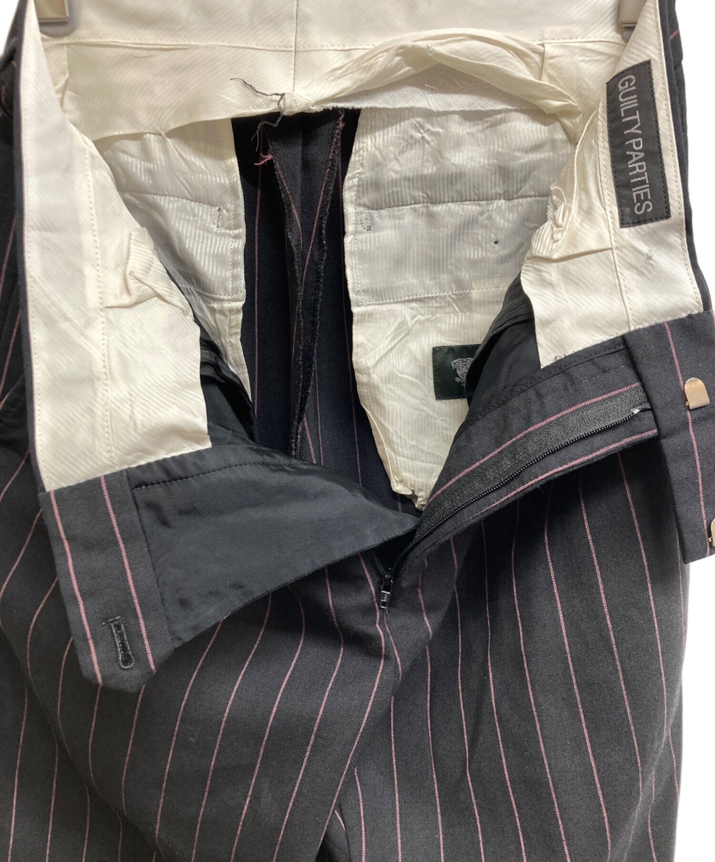 [Pre-owned] WACKO MARIA DORMEUIL / STRIPED PLEATED TROUSER