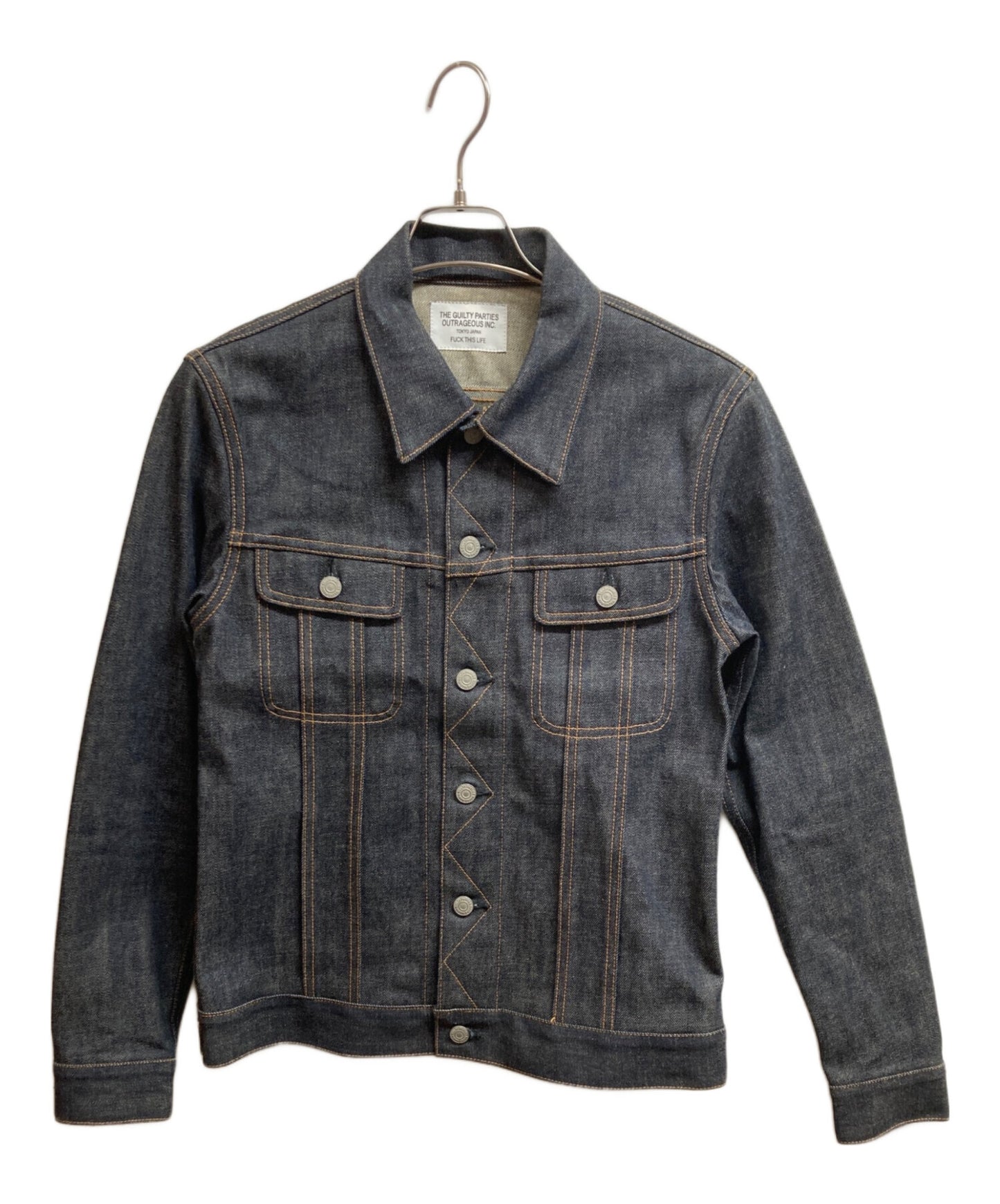 [Pre-owned] WACKO MARIA rigid denim jacket