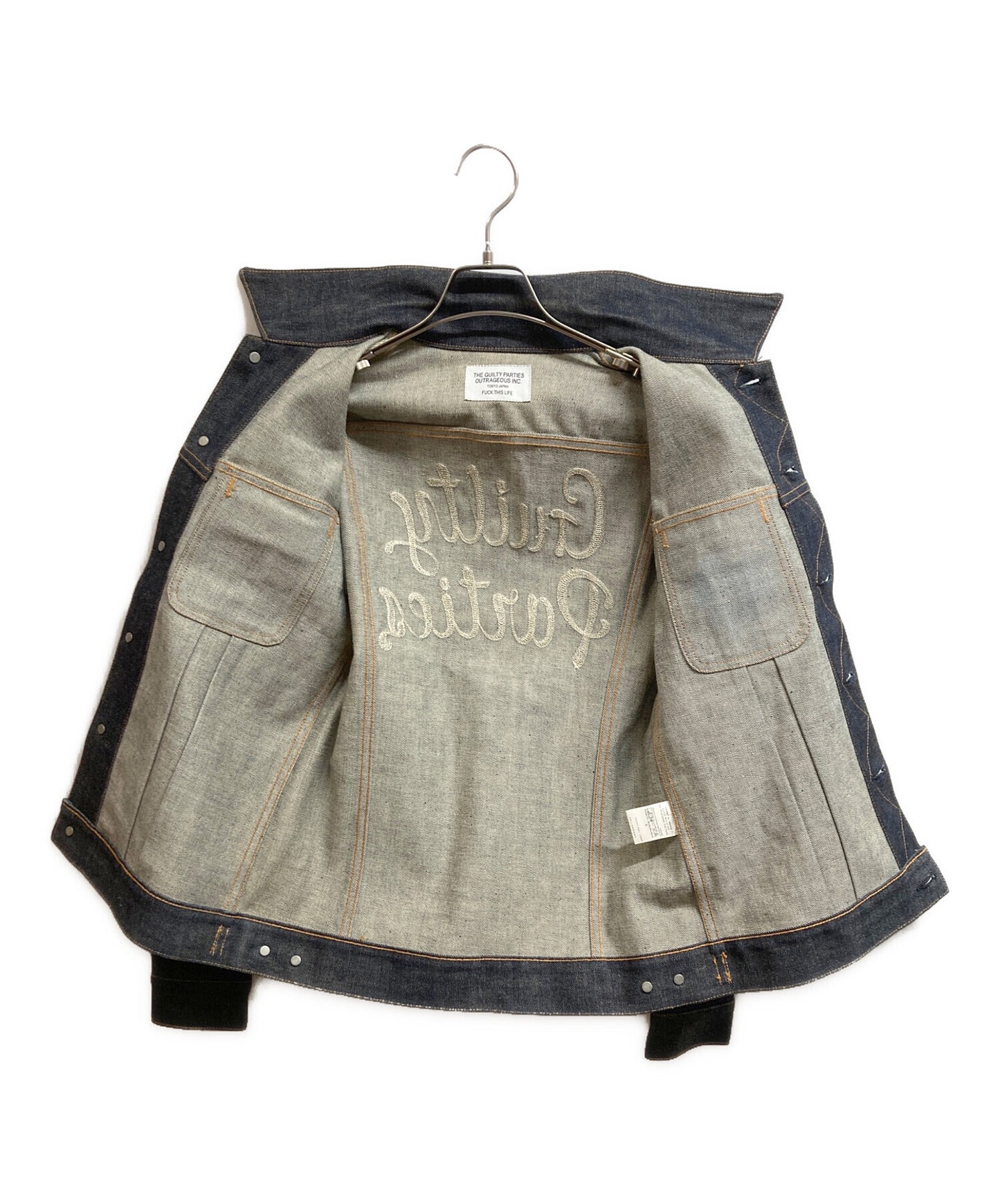 [Pre-owned] WACKO MARIA rigid denim jacket