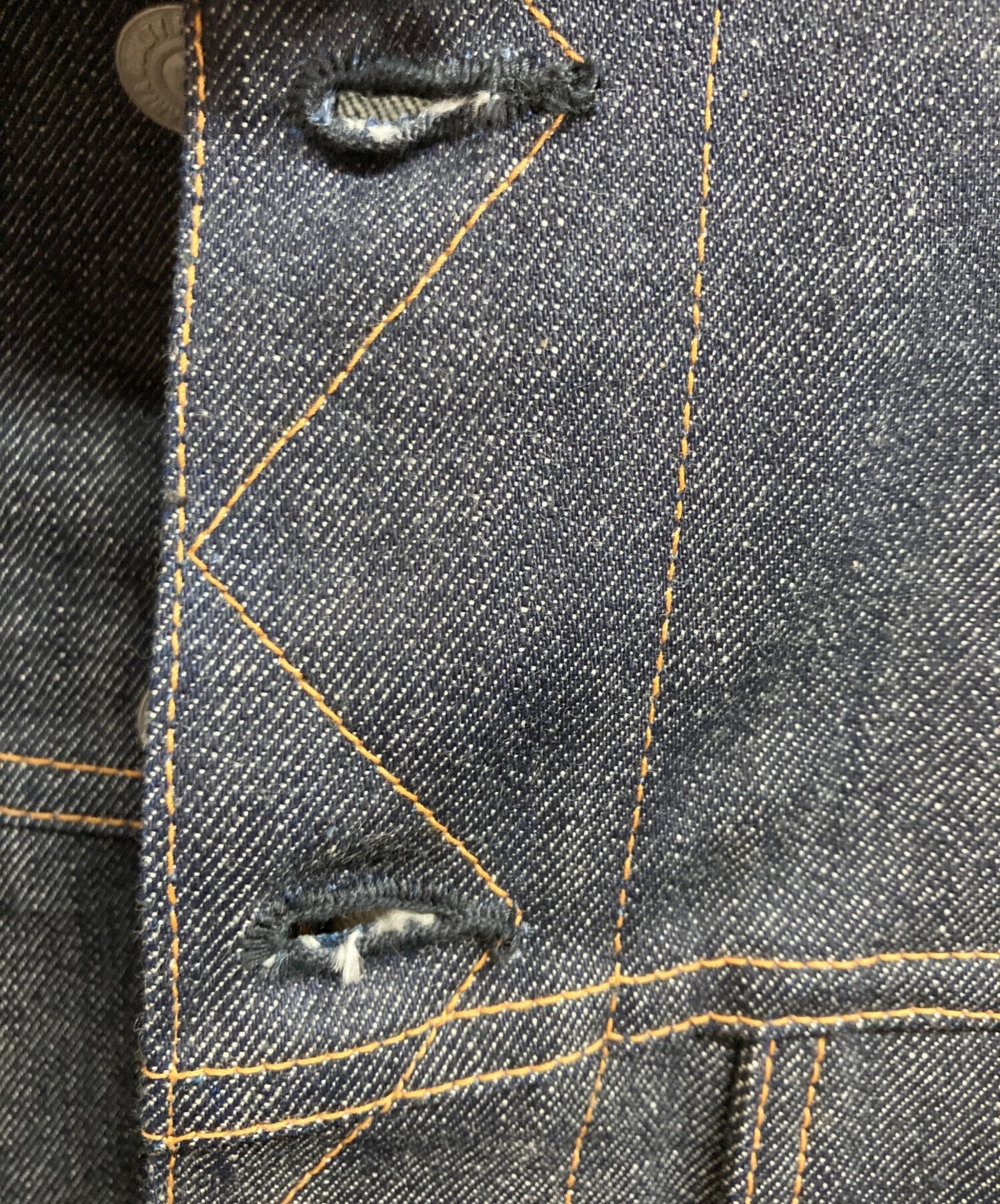 [Pre-owned] WACKO MARIA rigid denim jacket