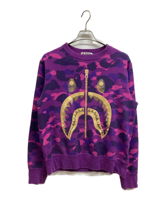 [Pre-owned] A BATHING APE CAMO SHARK CREWNECK 001SWK301003M