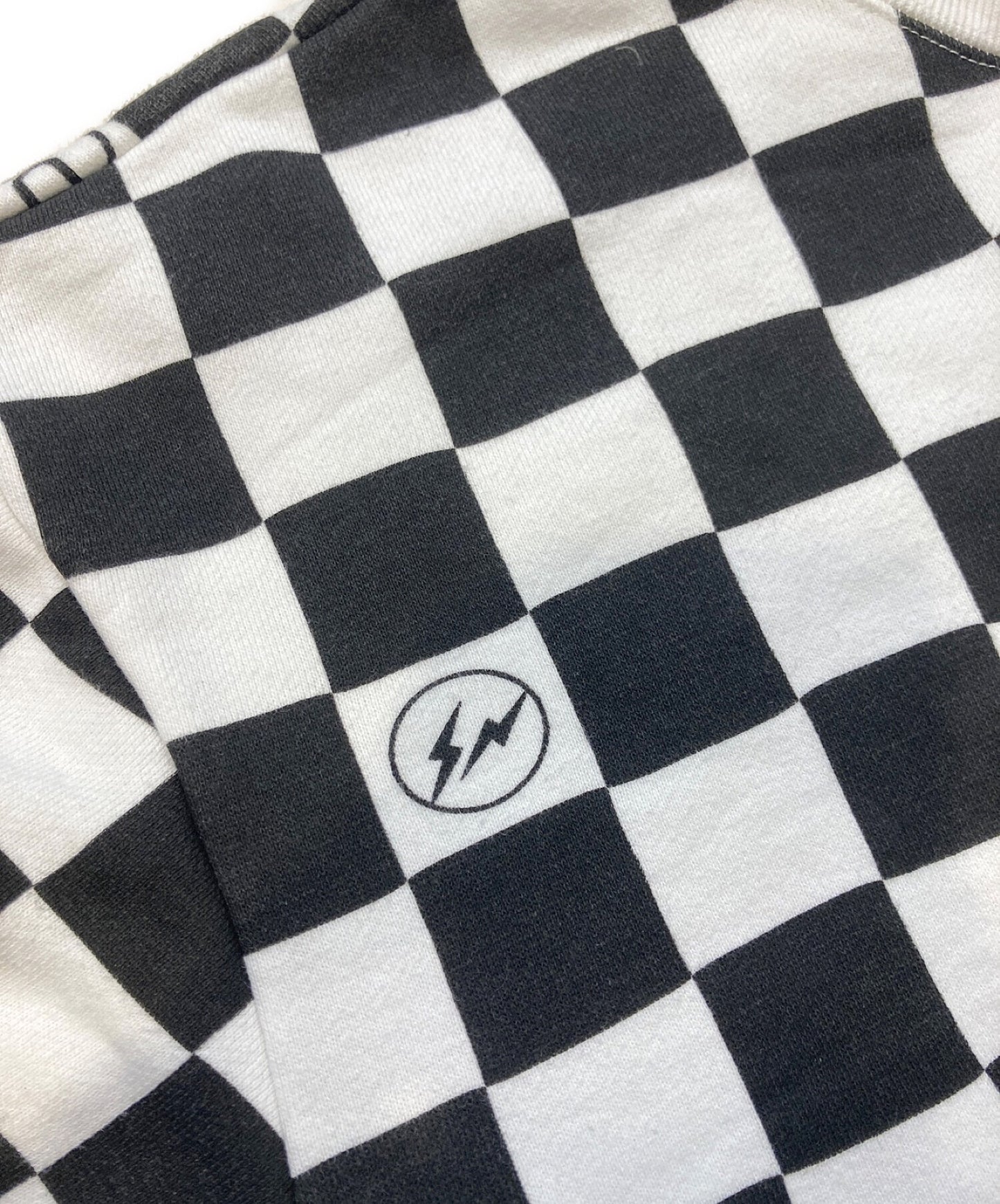 [Pre-owned] UNDERCOVER Checker Panel Print Sweatshirt / Popular / Standard / Domes UC2C9812-2