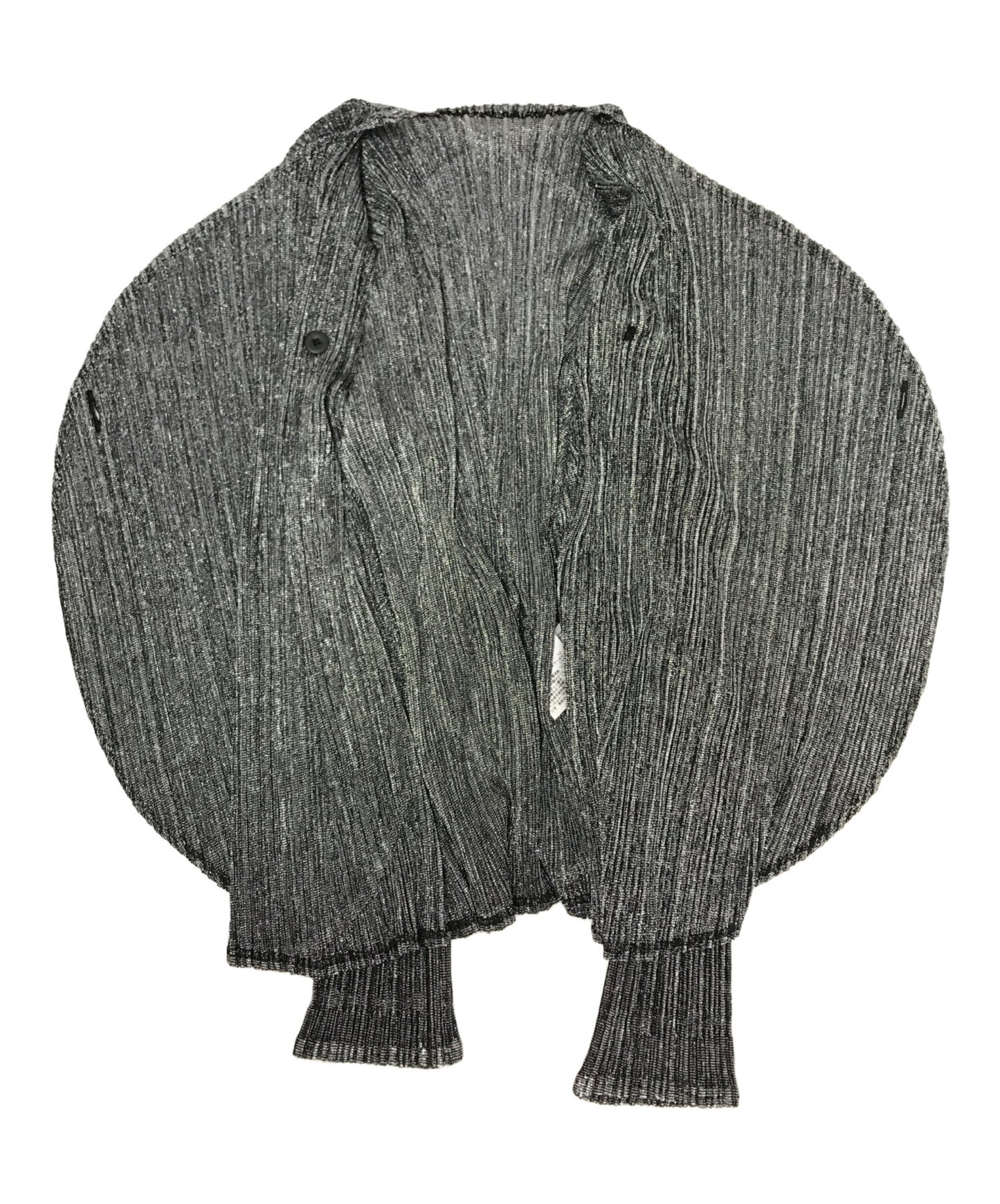 [Pre-owned] PLEATS PLEASE Lame Pleated Cardigan PP83-J0712