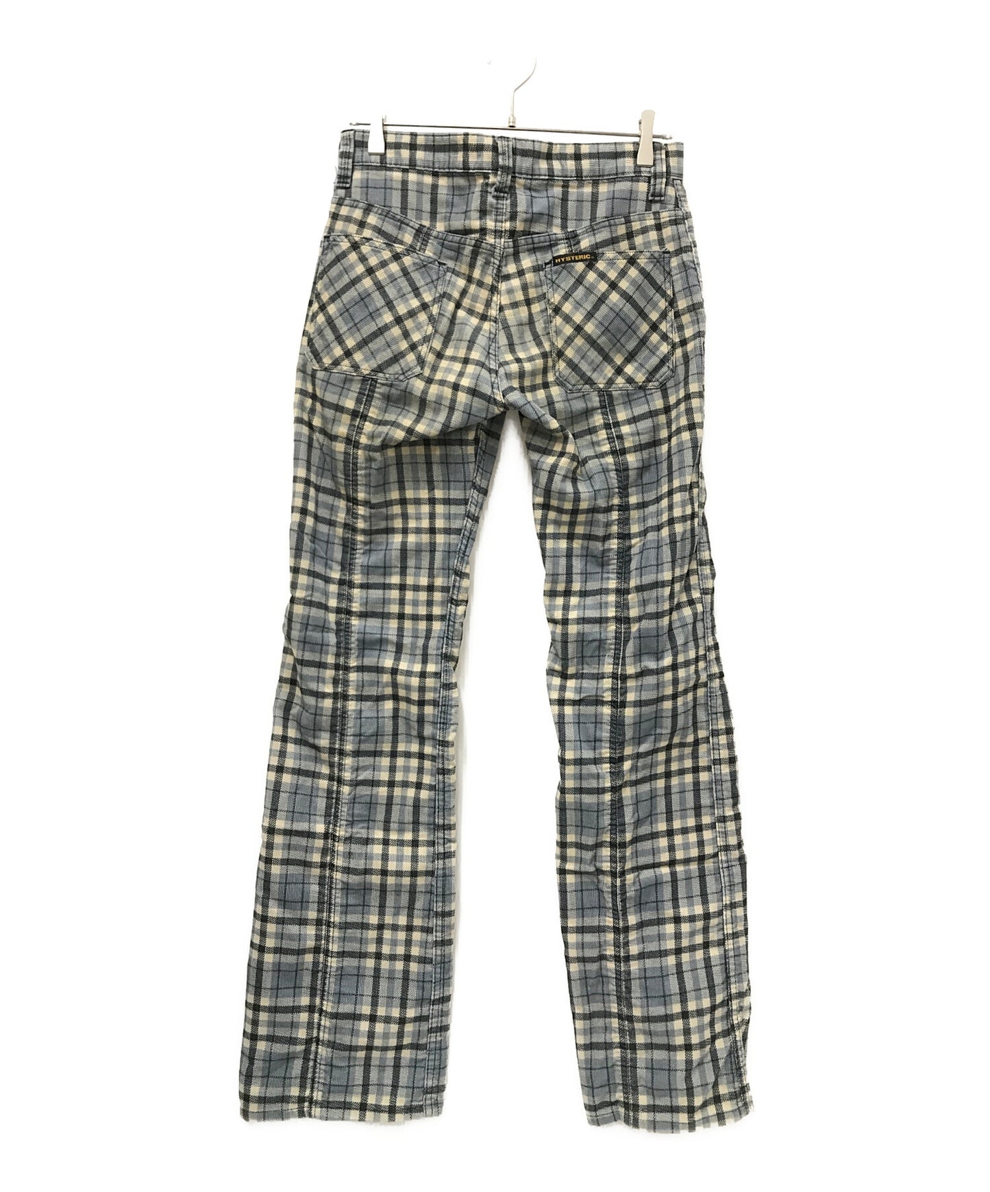 [Pre-owned] Hysteric Glamour 00's Low Rise Check Flared Pants 2AP-1650