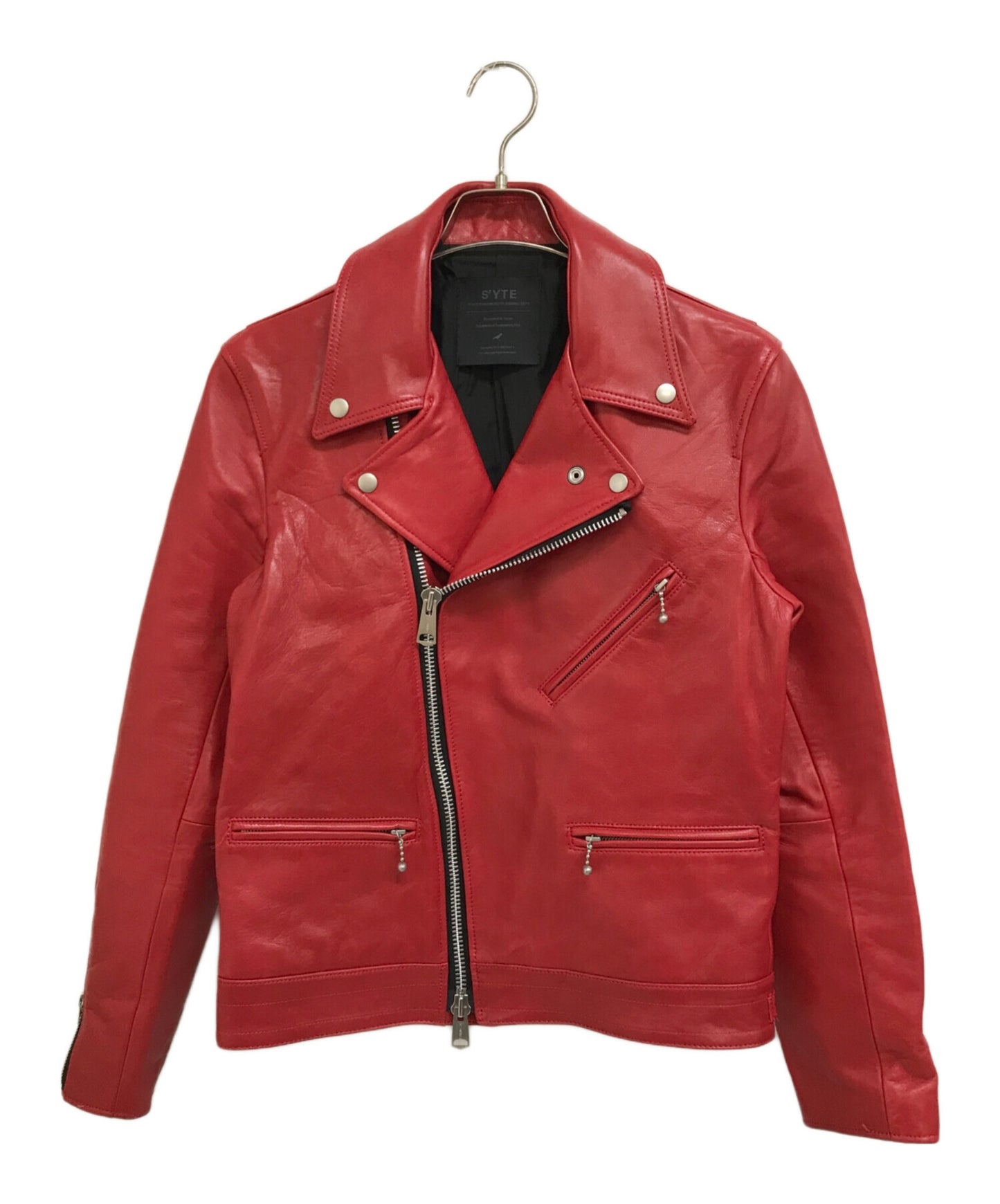 [Pre-owned] s'yte by yohji yamamoto Double Leather Jacket UB-Y33-700