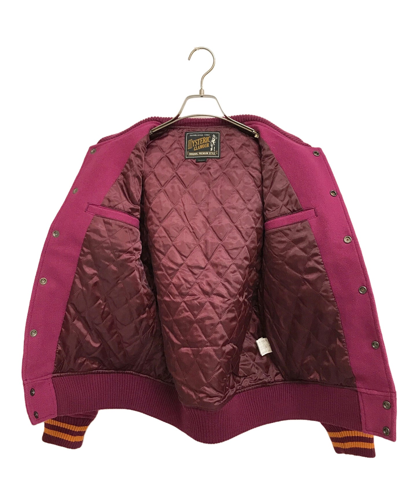 [Pre-owned] Hysteric Glamour Logo Varsity Jacket 0253AB11