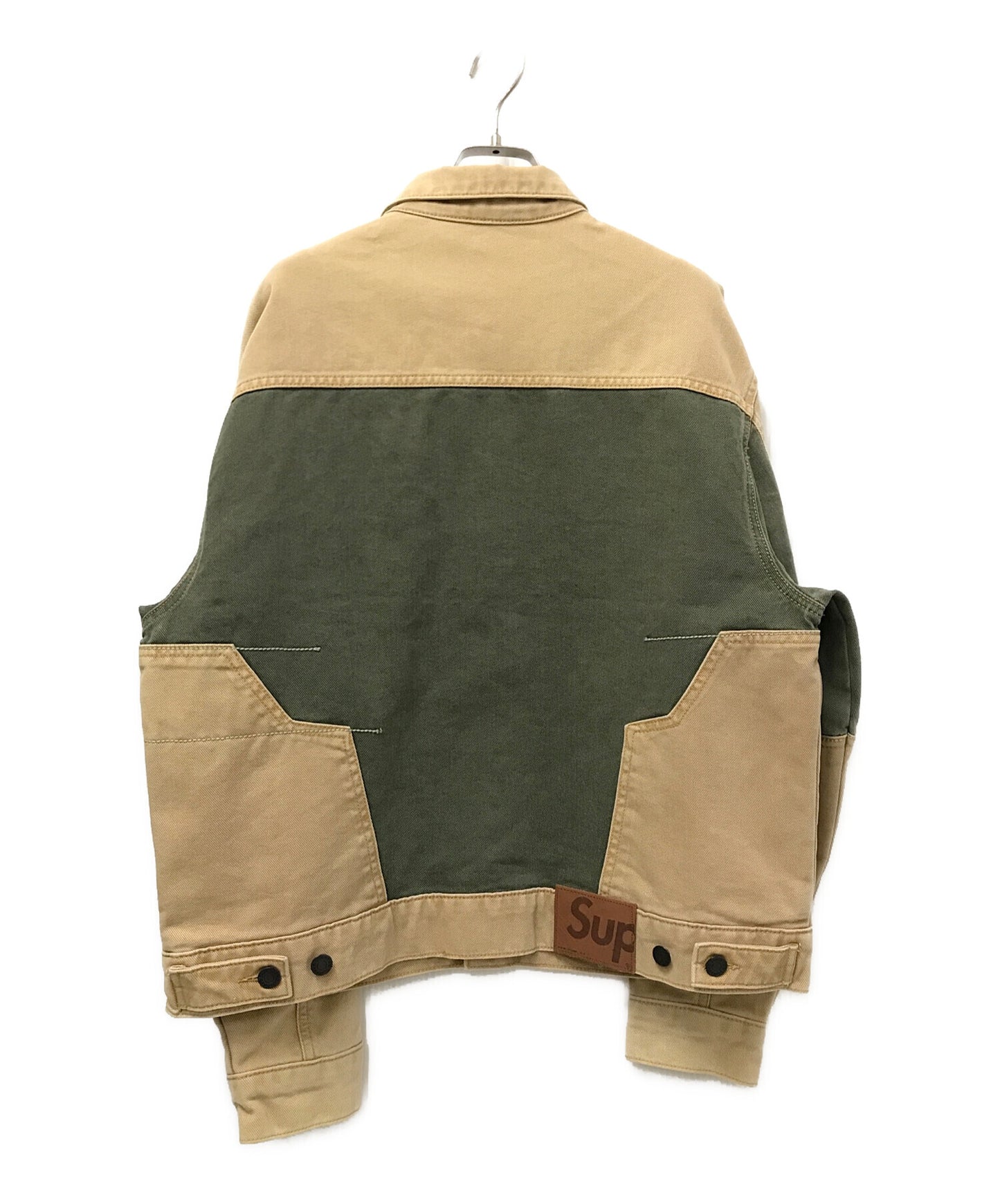 [Pre-owned] SUPREME 2-Tone Paneled Denim Jacket