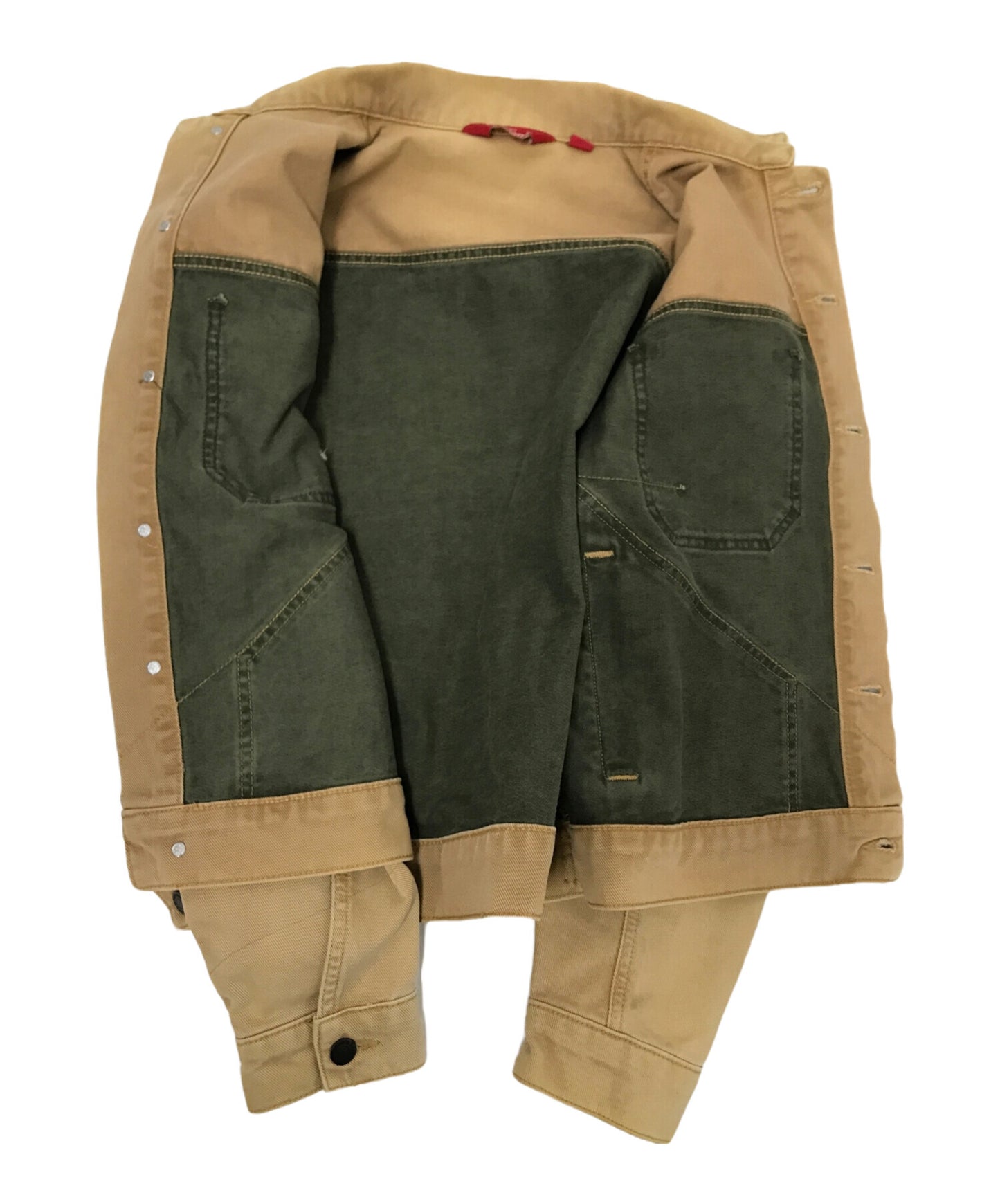 [Pre-owned] SUPREME 2-Tone Paneled Denim Jacket