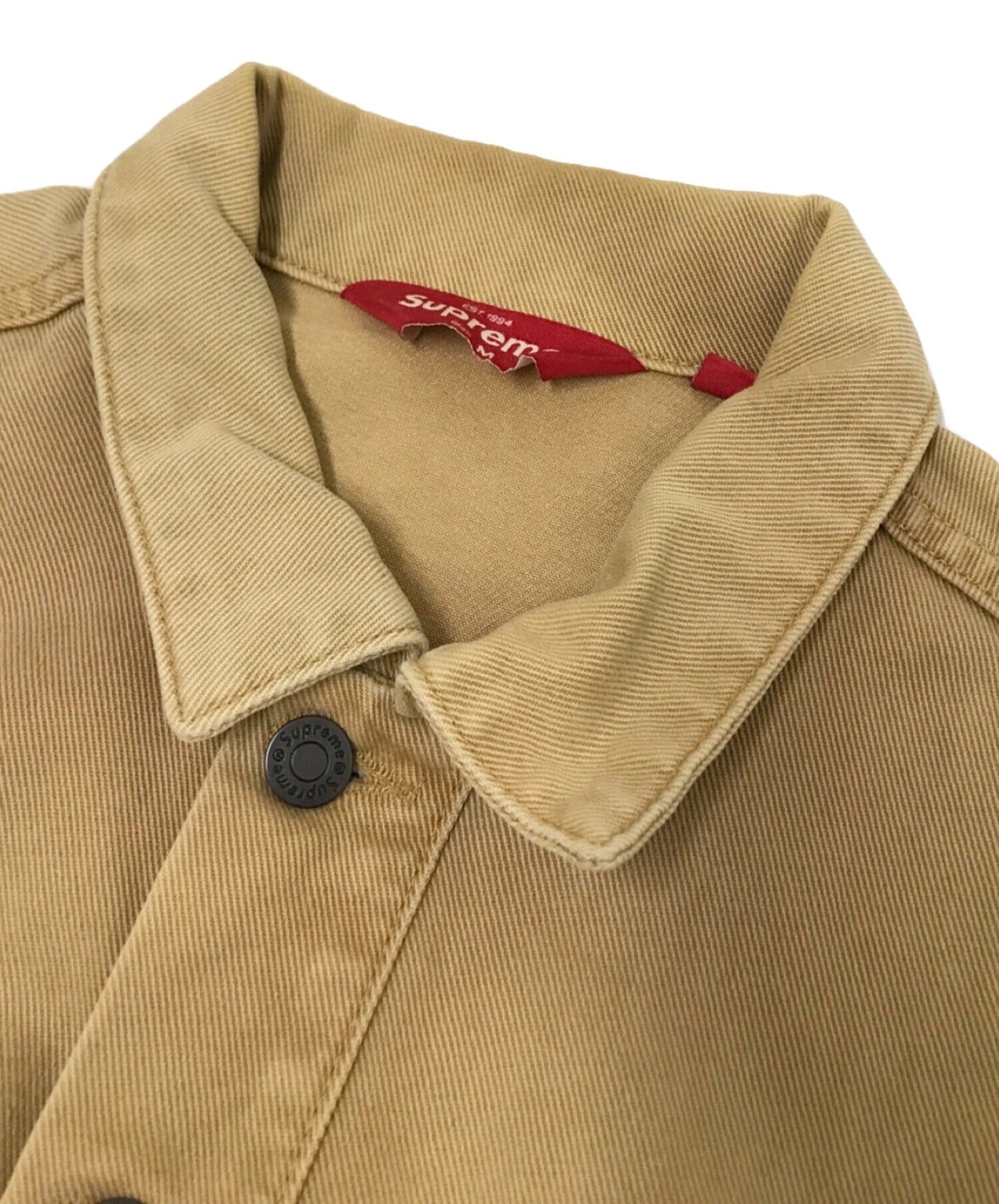 [Pre-owned] SUPREME 2-Tone Paneled Denim Jacket