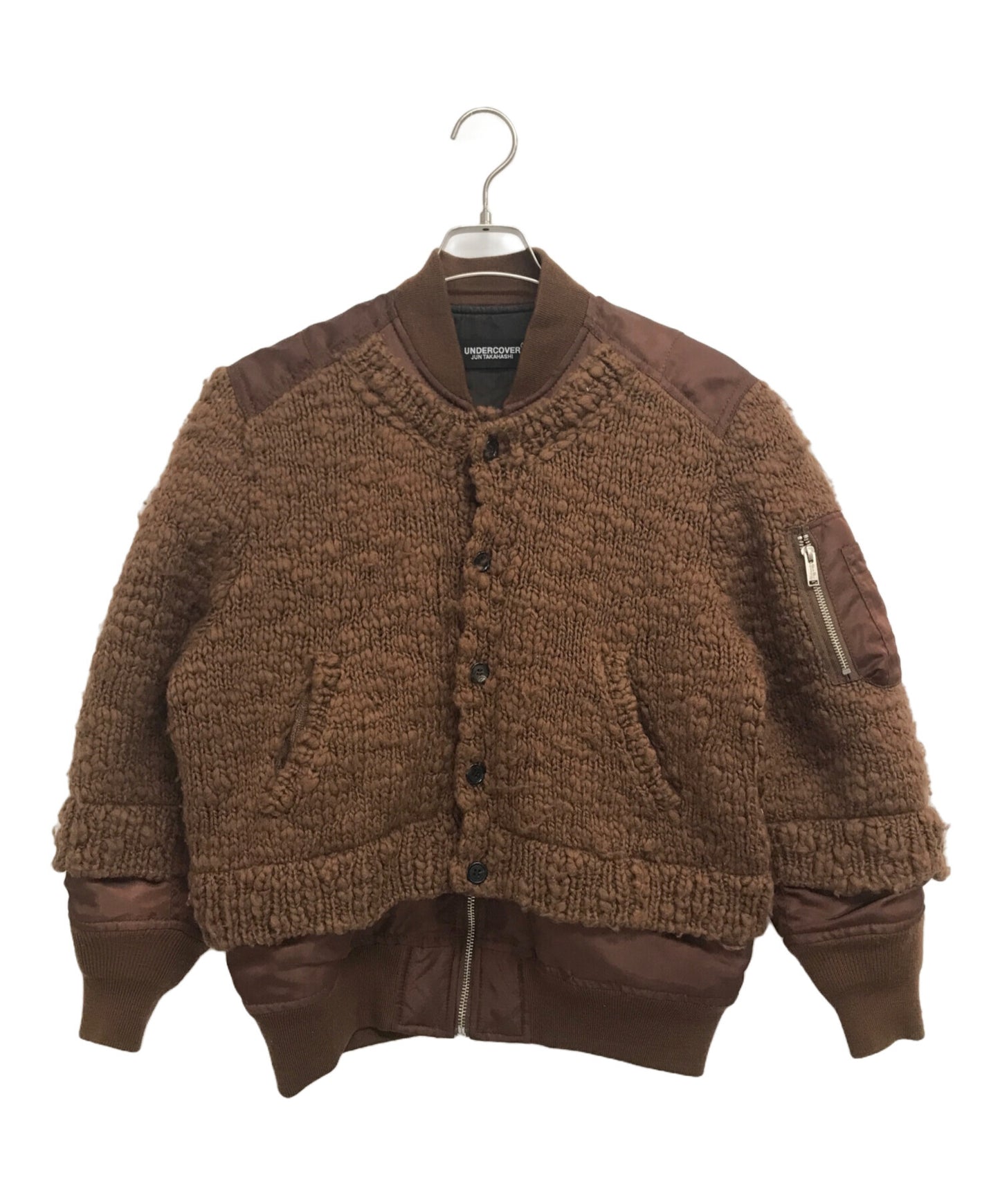 [Pre-owned] UNDERCOVER Knit Docking MA-1 Blouson UC2A1208