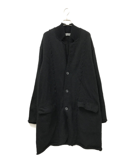 [Pre-owned] Yohji Yamamoto pour homme Knit Design Wool Coat HR-K74-193