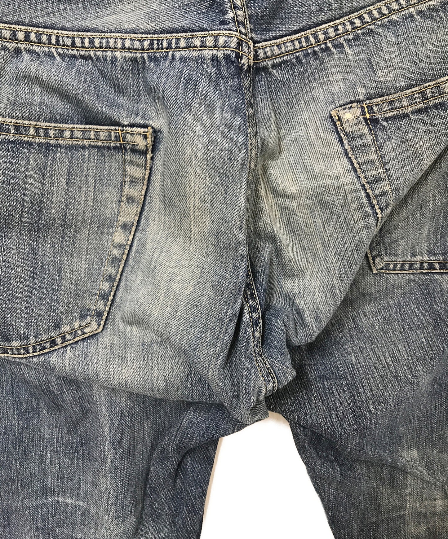 [Pre-owned] Hysteric Glamour Damaged denim pants 0231AP01