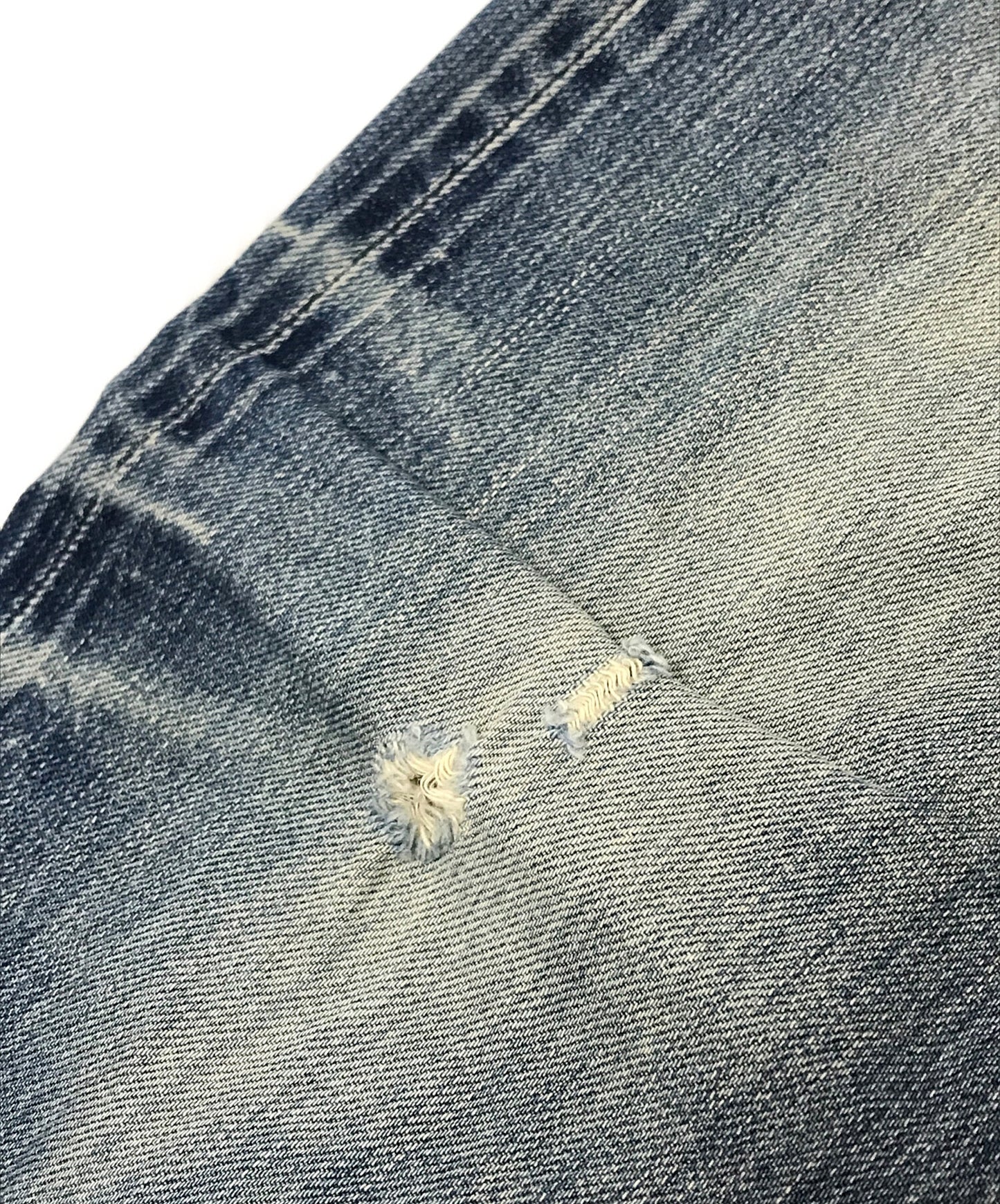 [Pre-owned] Hysteric Glamour Damaged denim pants 0231AP01