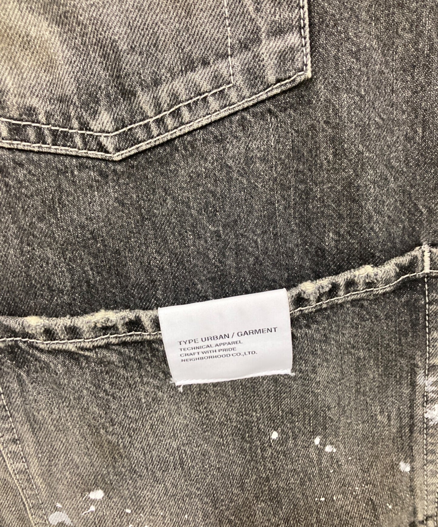 [Pre-owned] NEIGHBORHOOD Washed Short Coverall GJohn 232XBNH-JKM03