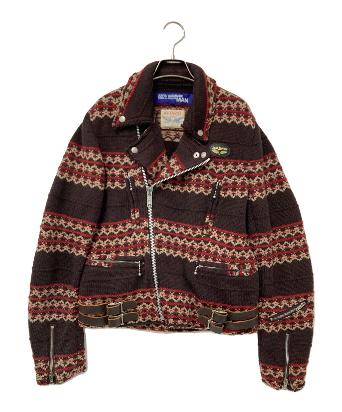 [Pre-owned] COMME des GARCONS JUNYA WATANABE MAN Knit Double Riders Jacket WK-J004