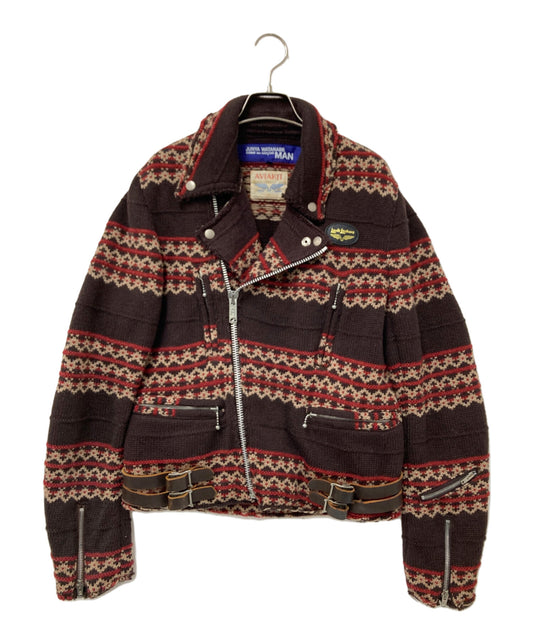 [Pre-owned] COMME des GARCONS JUNYA WATANABE MAN Knit Double Riders Jacket WK-J004