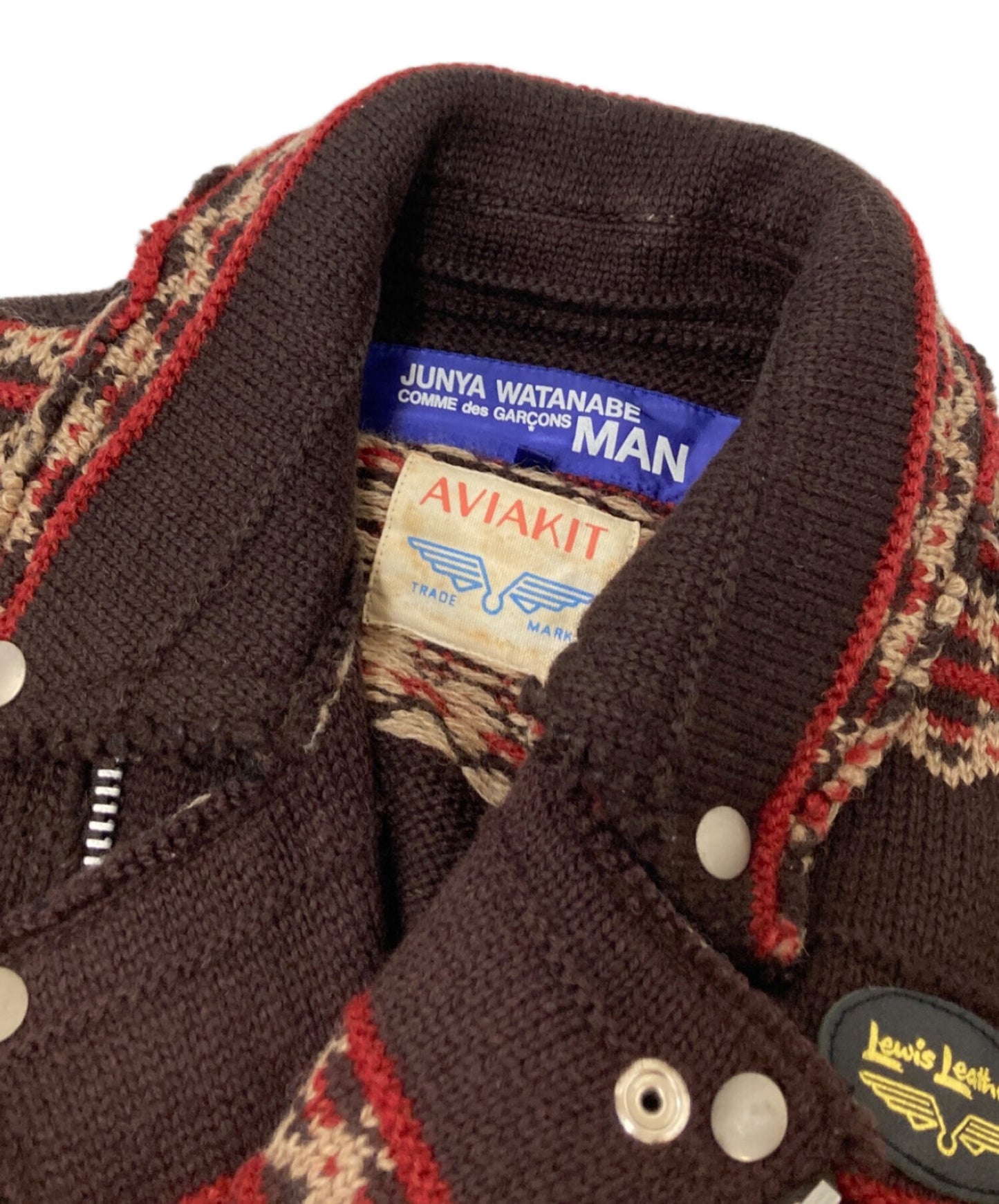 [Pre-owned] COMME des GARCONS JUNYA WATANABE MAN Knit Double Riders Jacket WK-J004