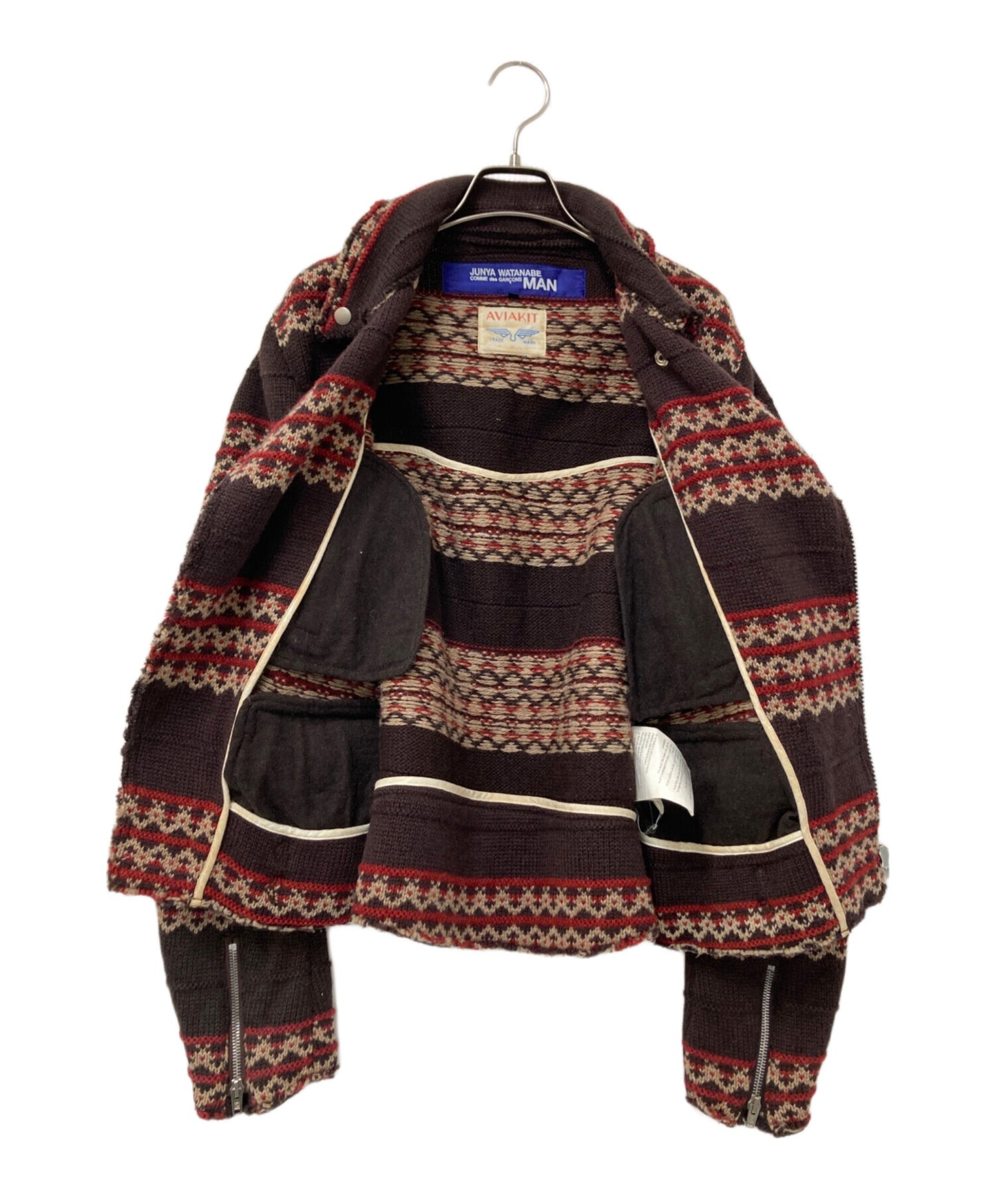 [Pre-owned] COMME des GARCONS JUNYA WATANABE MAN Knit Double Riders Jacket WK-J004