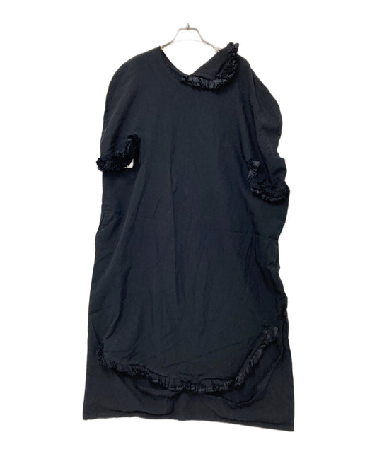 [Pre-owned] COMME des GARCONS Product-dyed ruffle asymmetrical dress GM-O002