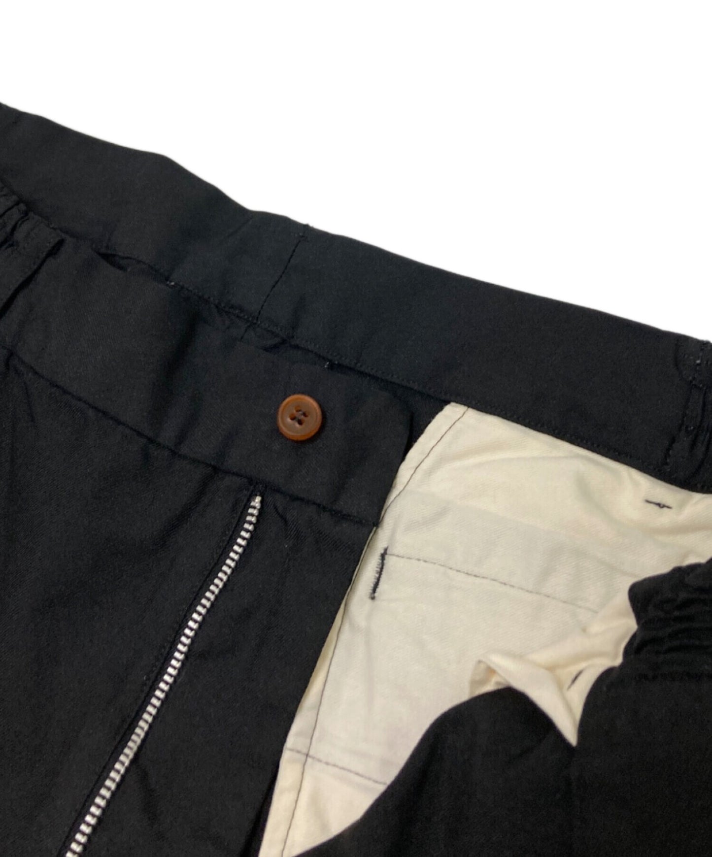 [Pre-owned] COMME des GARCONS Poly frizz wide shorts PZ-P008
